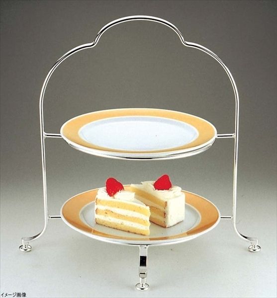 ノリタケ Noritake ハイティースタンド(2段)(折りたたみ式) 9HAK