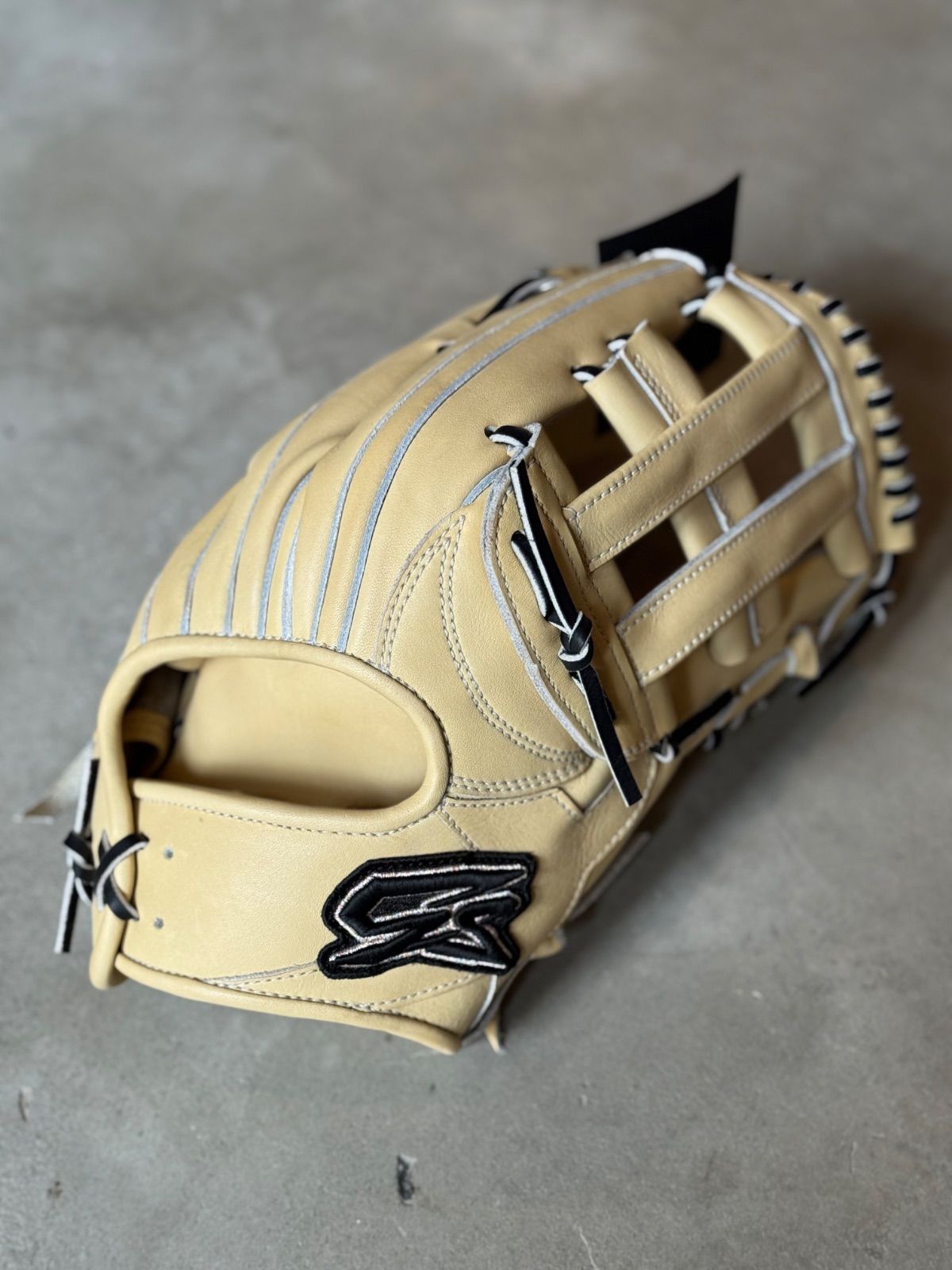 型付け済即戦力‼︎ 5周年記念ラベル使用 モデル GS 硬式用グローブ スーパーヘラクレス型ピッケルバックver. キャラメル