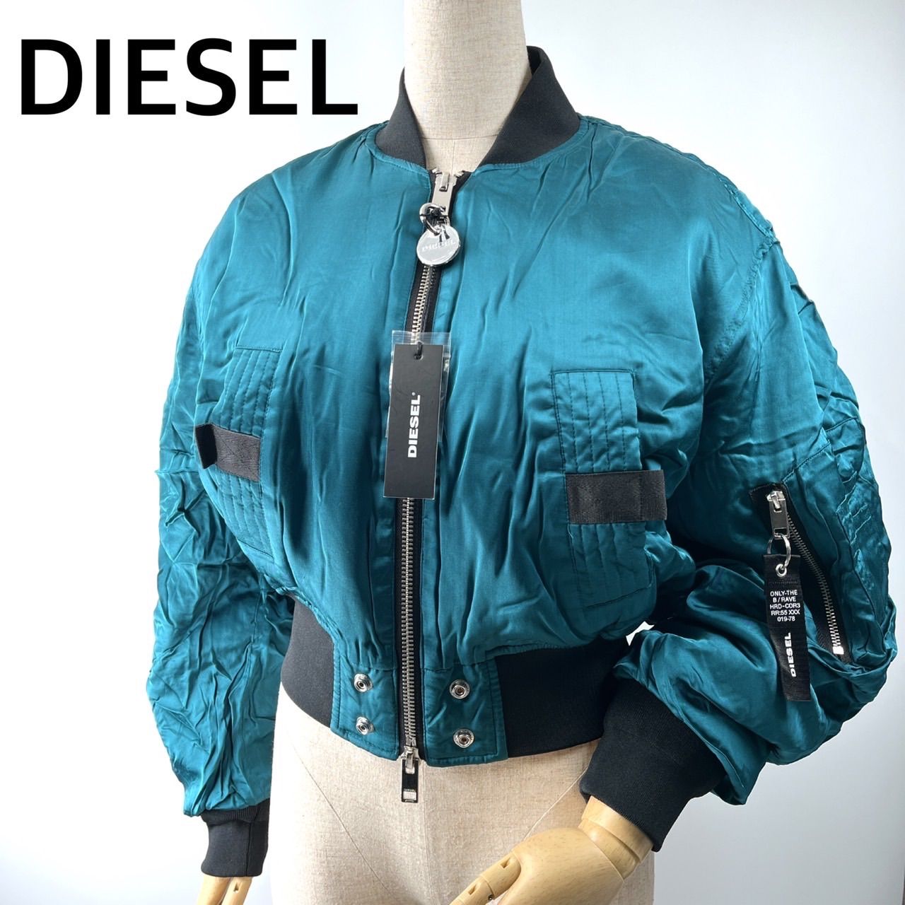 新品 未使用 DIESEL ディーゼル 中綿ジャケット ブルゾン アウター ...