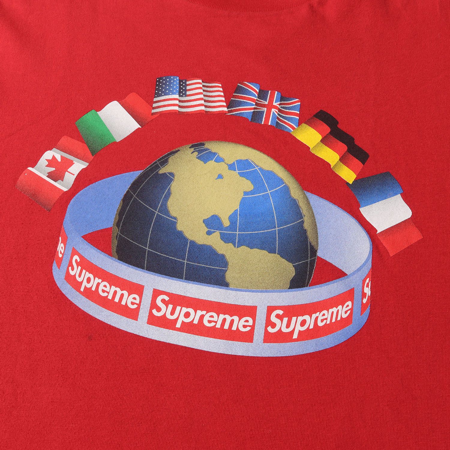 Supreme シュプリーム Tシャツ サイズ:XL / 国旗グラフィック ロング 
