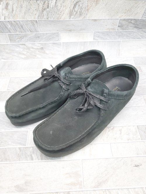 Clarks クラークス ワラビー シューズ サイズUK9 ブラック メンズ P 【1404250016115】