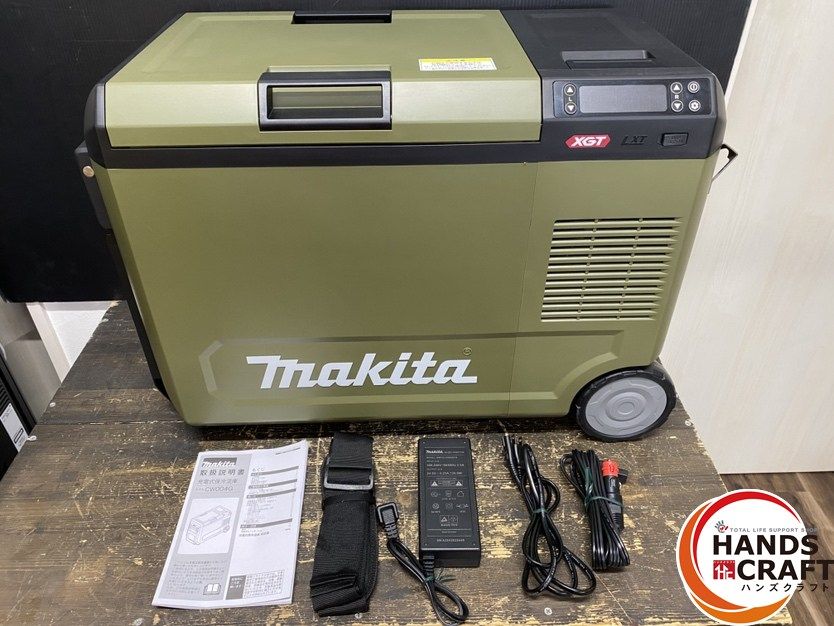 ● 品 makita マキタ CW004GZO 充電式保冷温庫 設定 能力 -18度から60度 内容積 29L カラー オリーブ 比較的