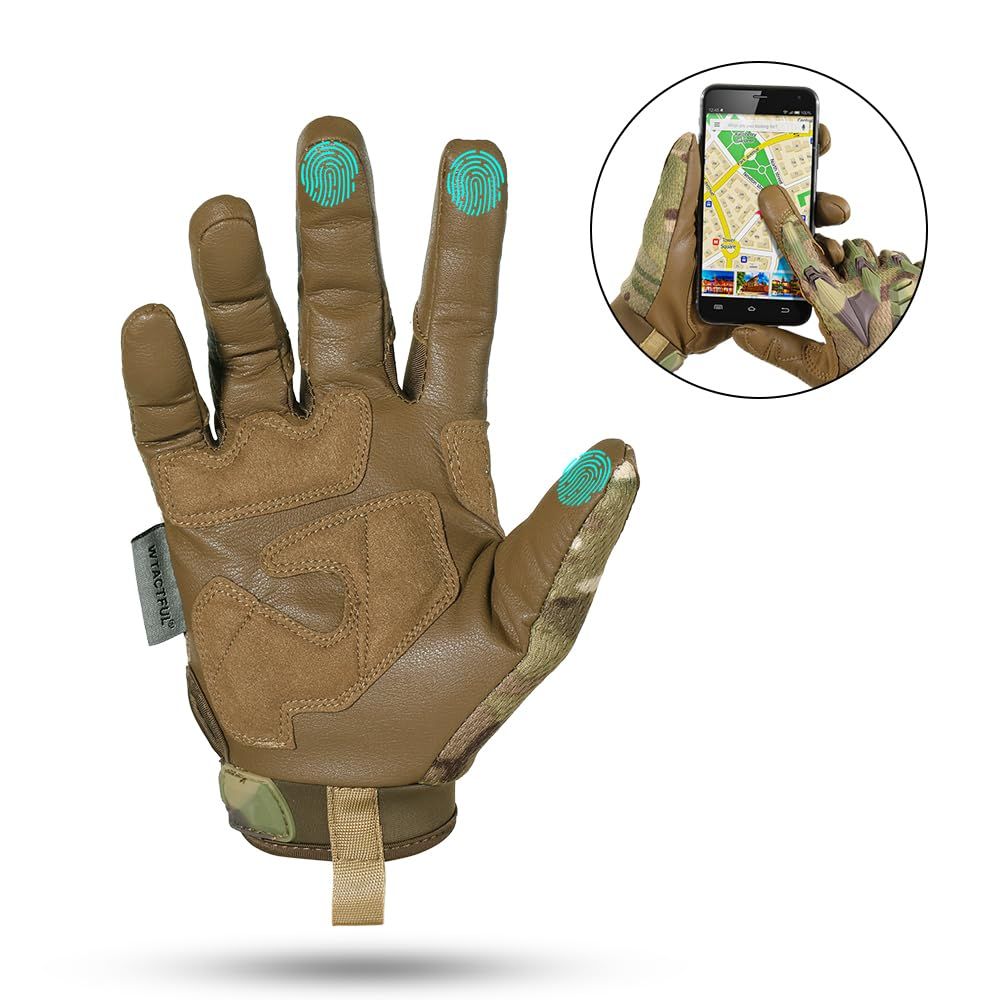 【迅速発送】WTACTFUL タクティカル グローブ オリジナルグローブ マルチカム 迷彩 カモフラージュグローブ サバゲー バイク サバイバルゲーム アウトドアスポーツ用