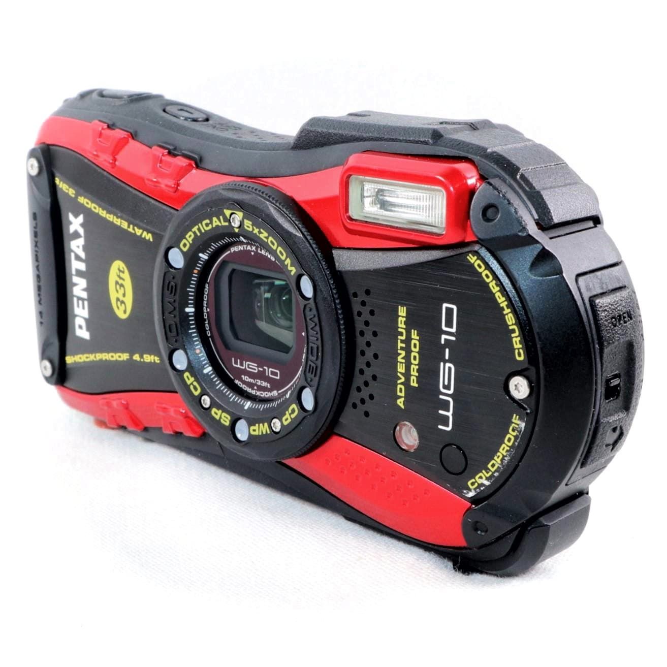 訳あり コンパクトカメラ PENTAX WG-10 レッド コンデジ ペンタックス k2660 訳あり コンパクトカメラ PENTAX WG-10 レッド コンデジ