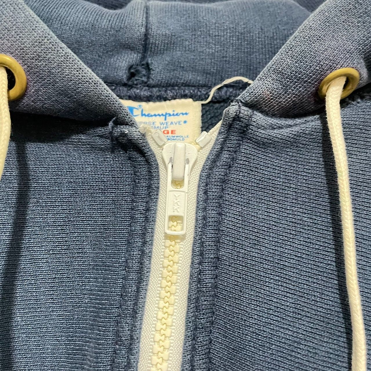 80s 目無し トリコタグ CHAMPION HALF ZIP PARKA  USA製 UT-24-091702