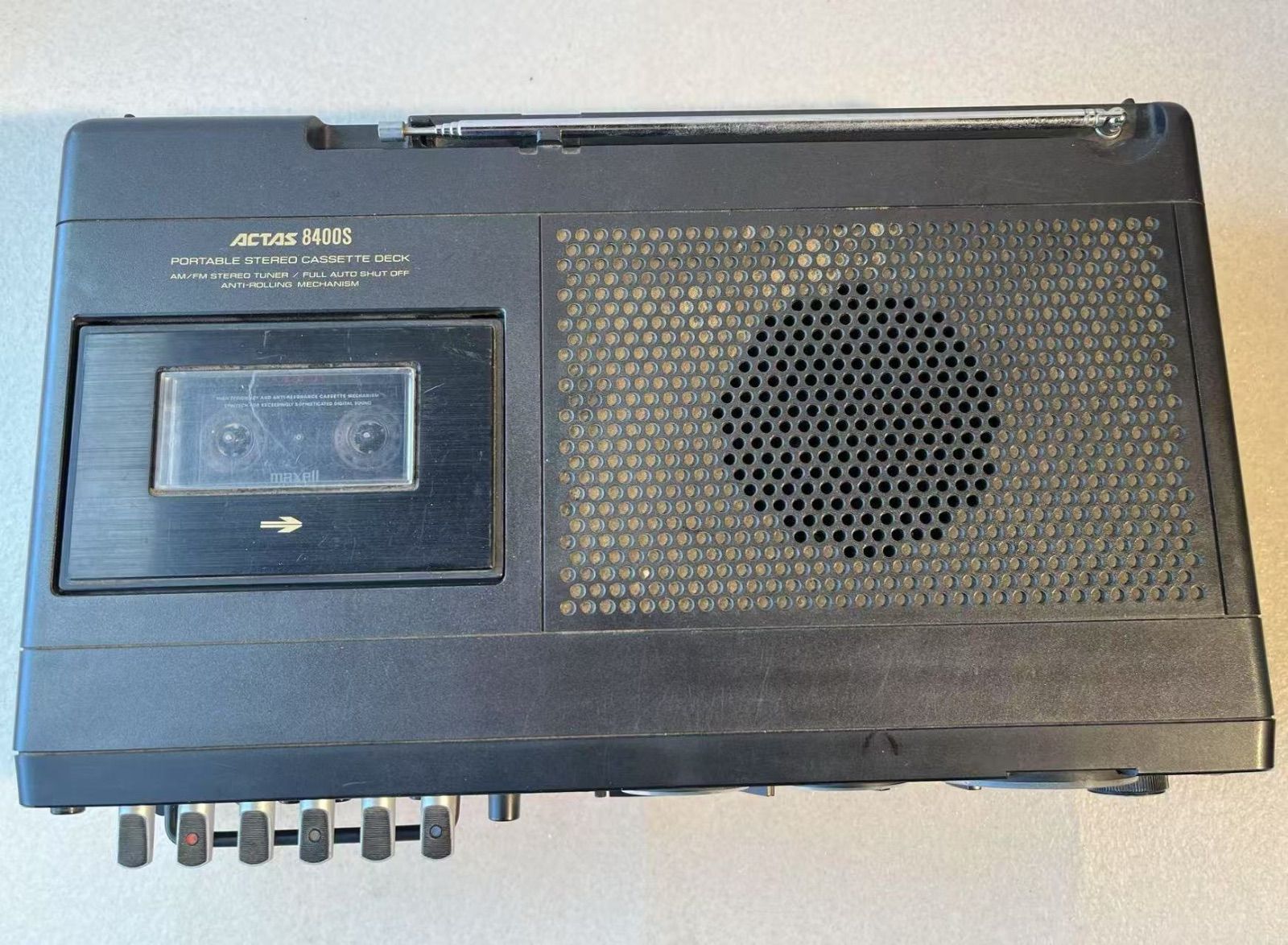 TOSHIBA 8400S ACTAS レトロラジオカセットレコーダー - メルカリ