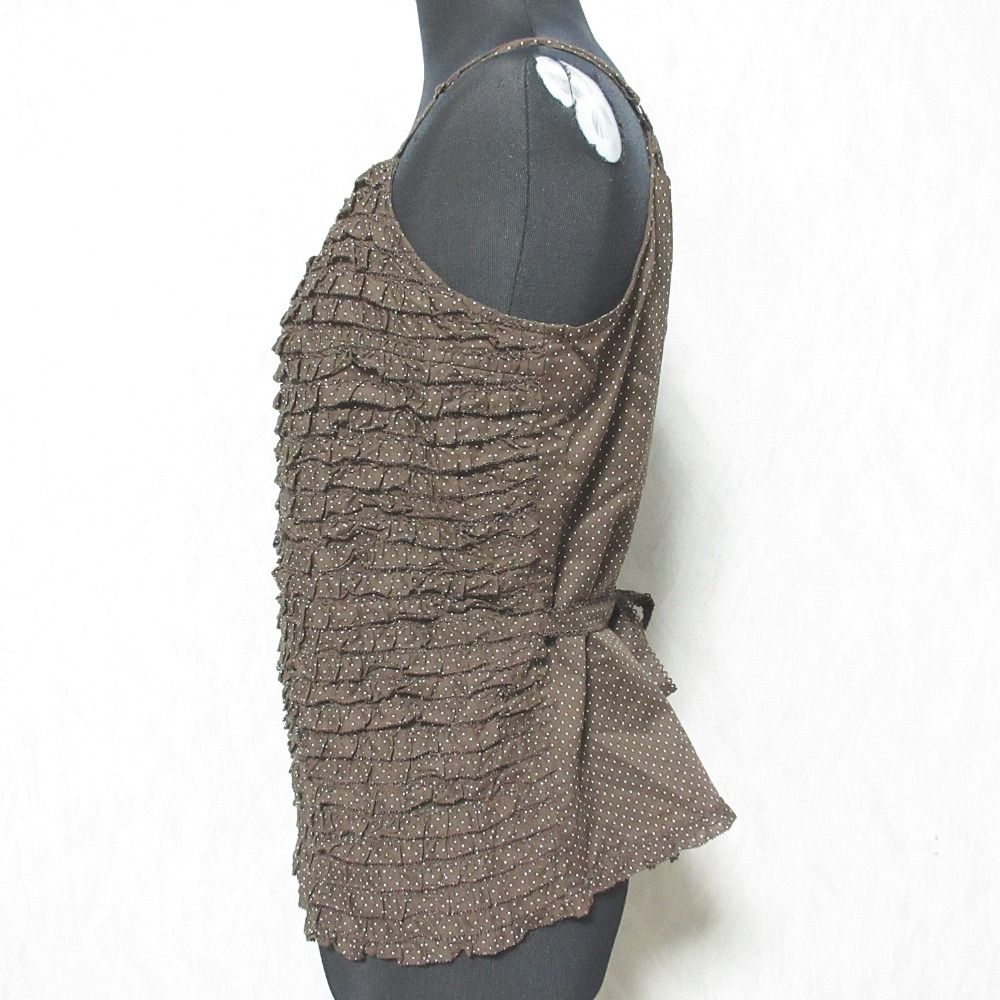 ピンクハウス　キャミソール　ピコフリル　ベージュ系　かわいい PINK HOUSE（キャミソール）のフリマアイテム一覧