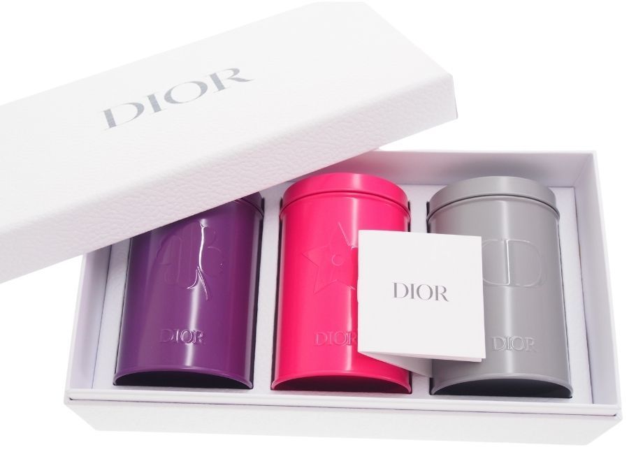 Used 展示品】クリスチャンディオール Dior ノベルティ キャニスター缶 