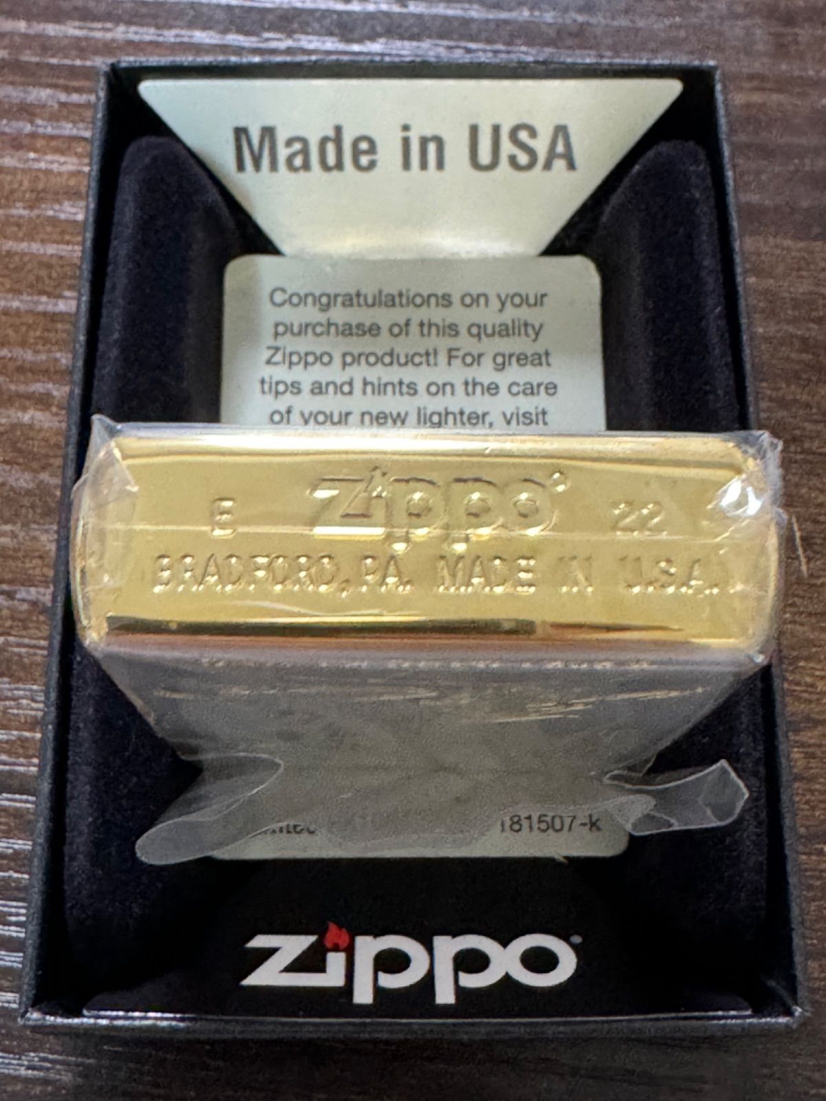 zippo 牙狼 黄金騎士 4面ゴールド GARO GOLD 特殊加工品 2022年製 2021