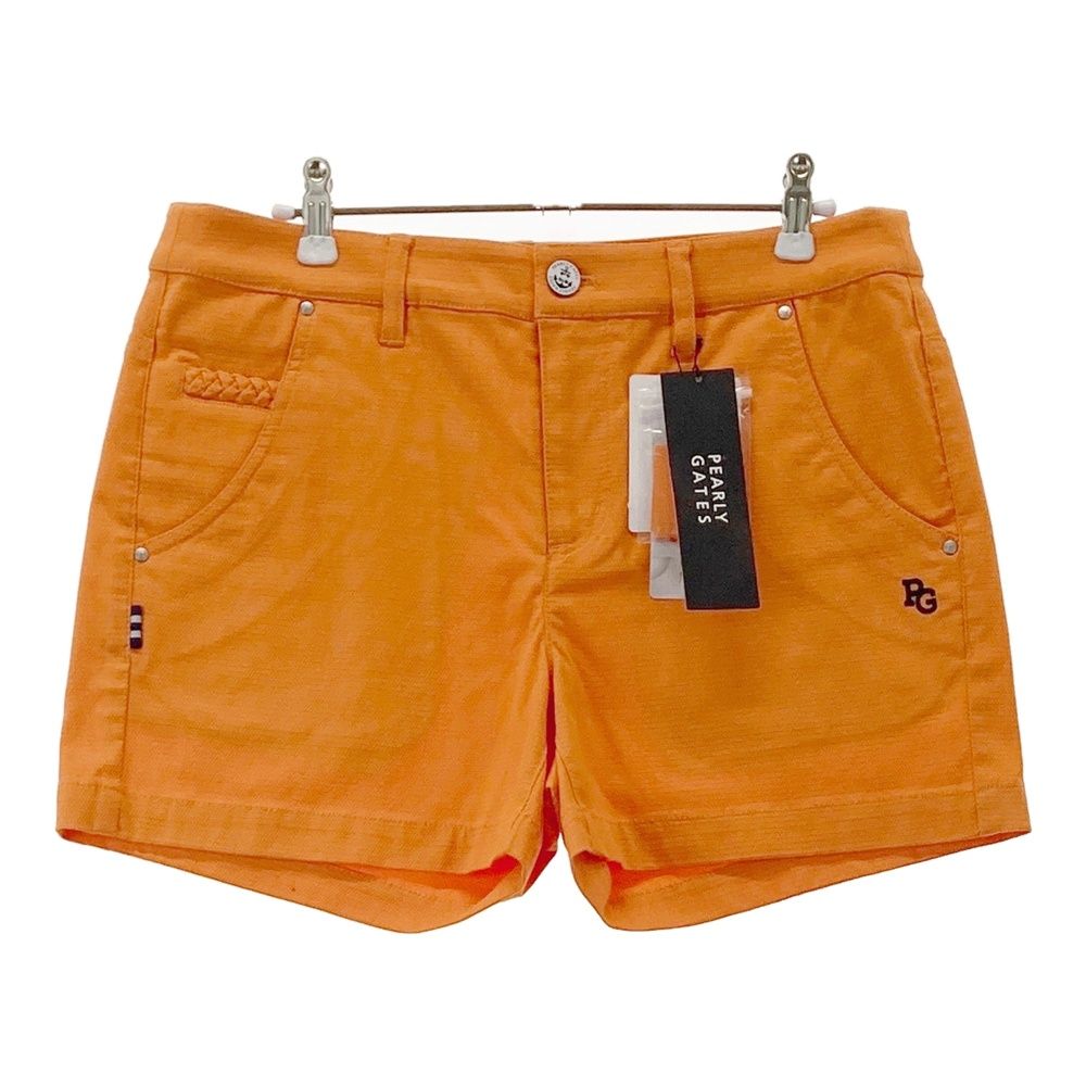 サイズ 2 PEARLY GATES パーリーゲイツ 055-1132502 ショートパンツ オレンジ系 240101475267 ゴルフウェア レディース ストスト