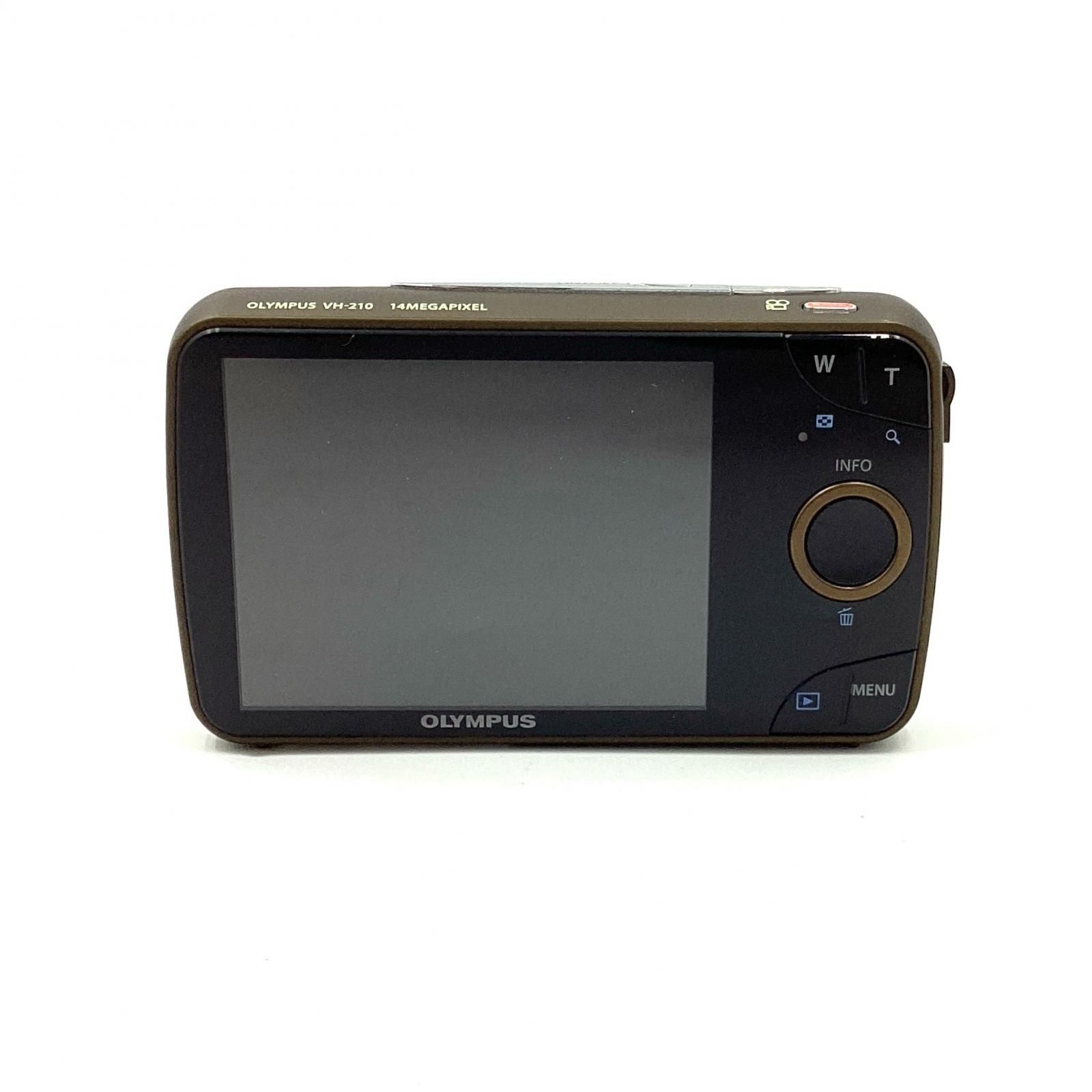 OLYMPUS VH-210 グリーン 動作確認済 OLYMPUS コンパクトデジタルカメラ OLYMPUS VH-210 [グリーン