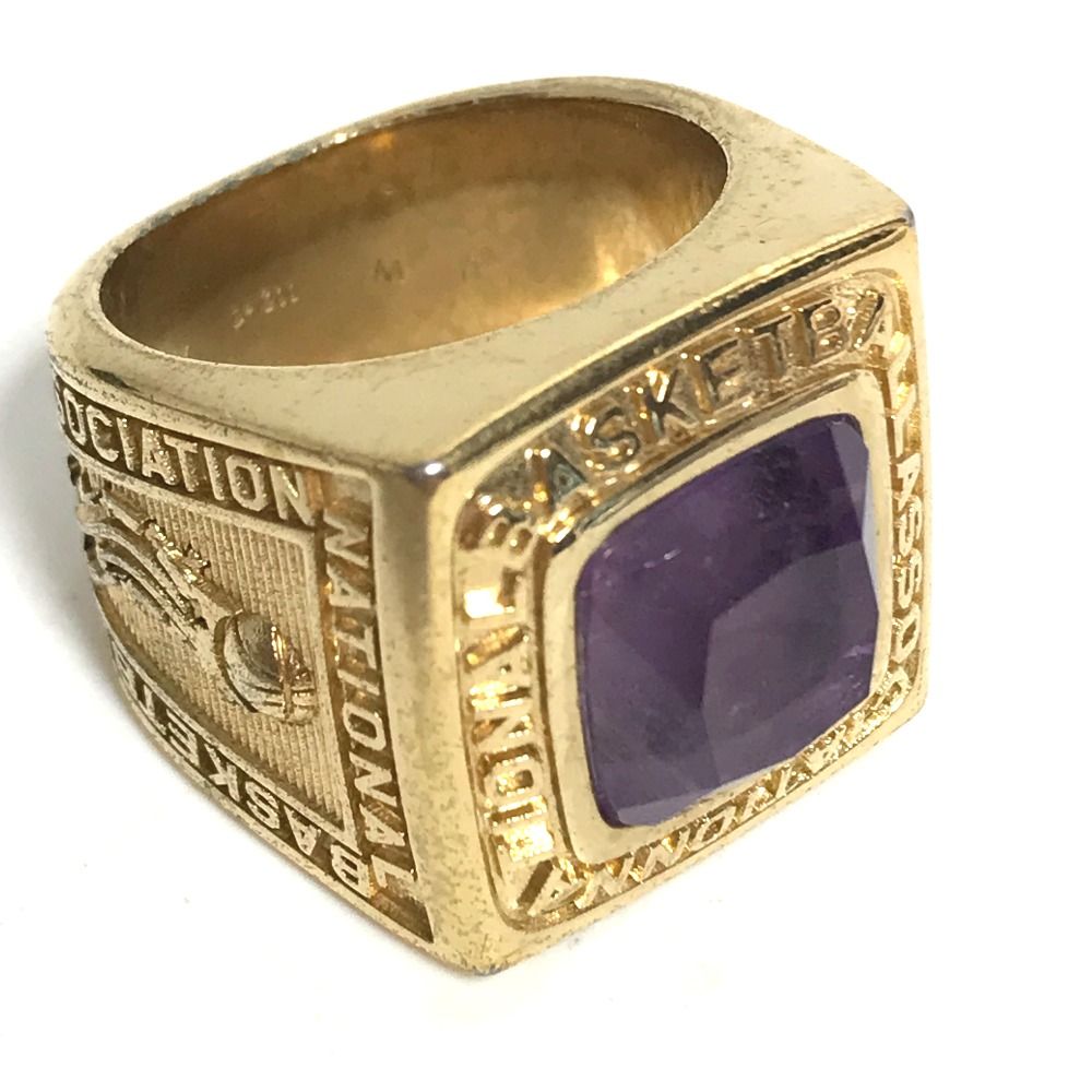 コラボ★送料込♪【Louis Vuitton x NBA】Signet Ring Gold 指輪 LOUIS VUITTON ルイヴィトン リング・指輪 バーグ・パープル