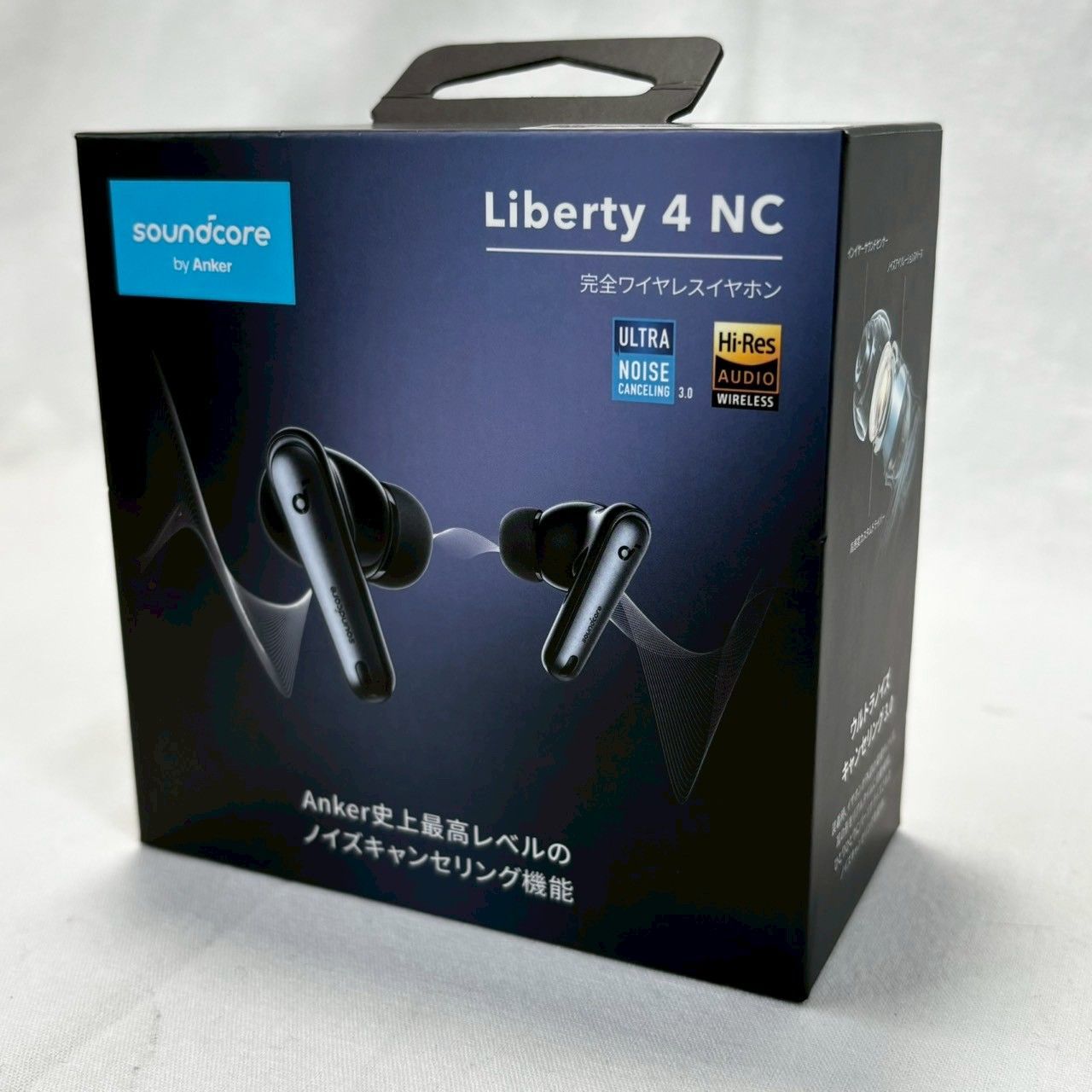 Anker soundcore Liberty 4 NC ワイヤレスイヤホン 箱 説明書付 イヤーピース一部 接続 済|No 295