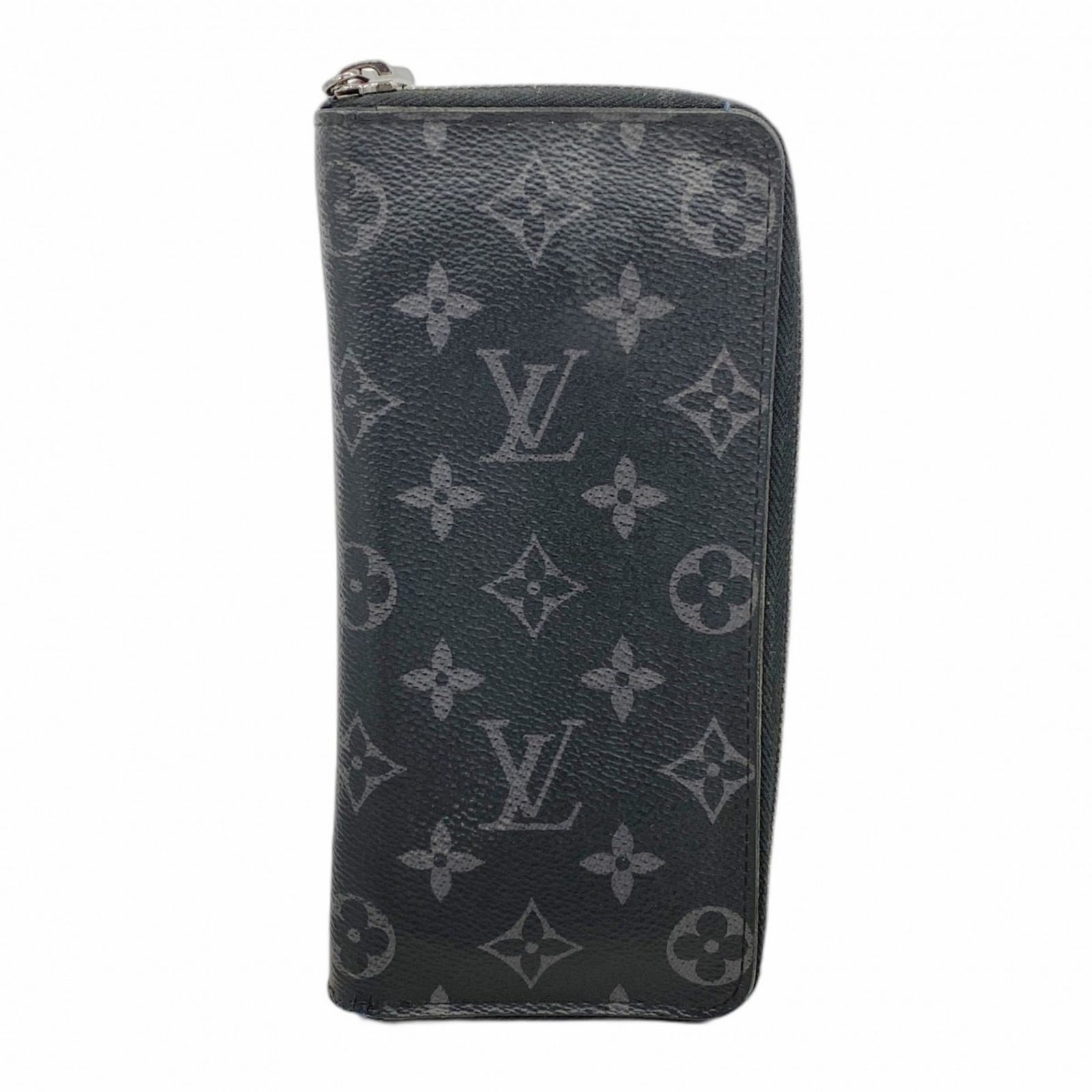 ルイ ヴィトン Louis Vuitton ルイ ヴィトン 長財布 モノグラム エクリプス ジッピーウォレットヴェルティカル M62295 ブラック グレーメンズ P1395632