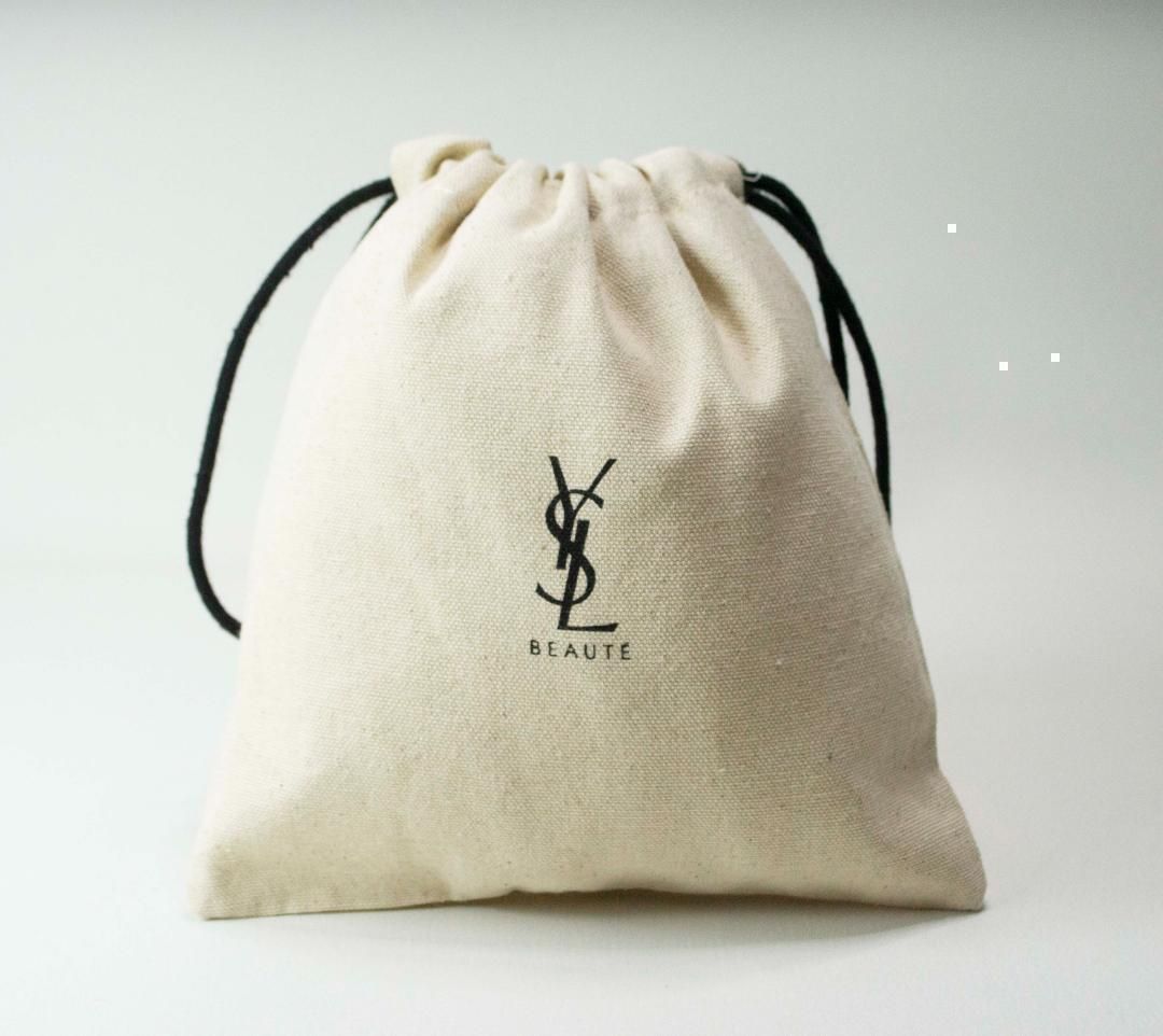 yslpS 新品未使用本物 YSL イヴサンローラン ノベルティ巾着ポーチ