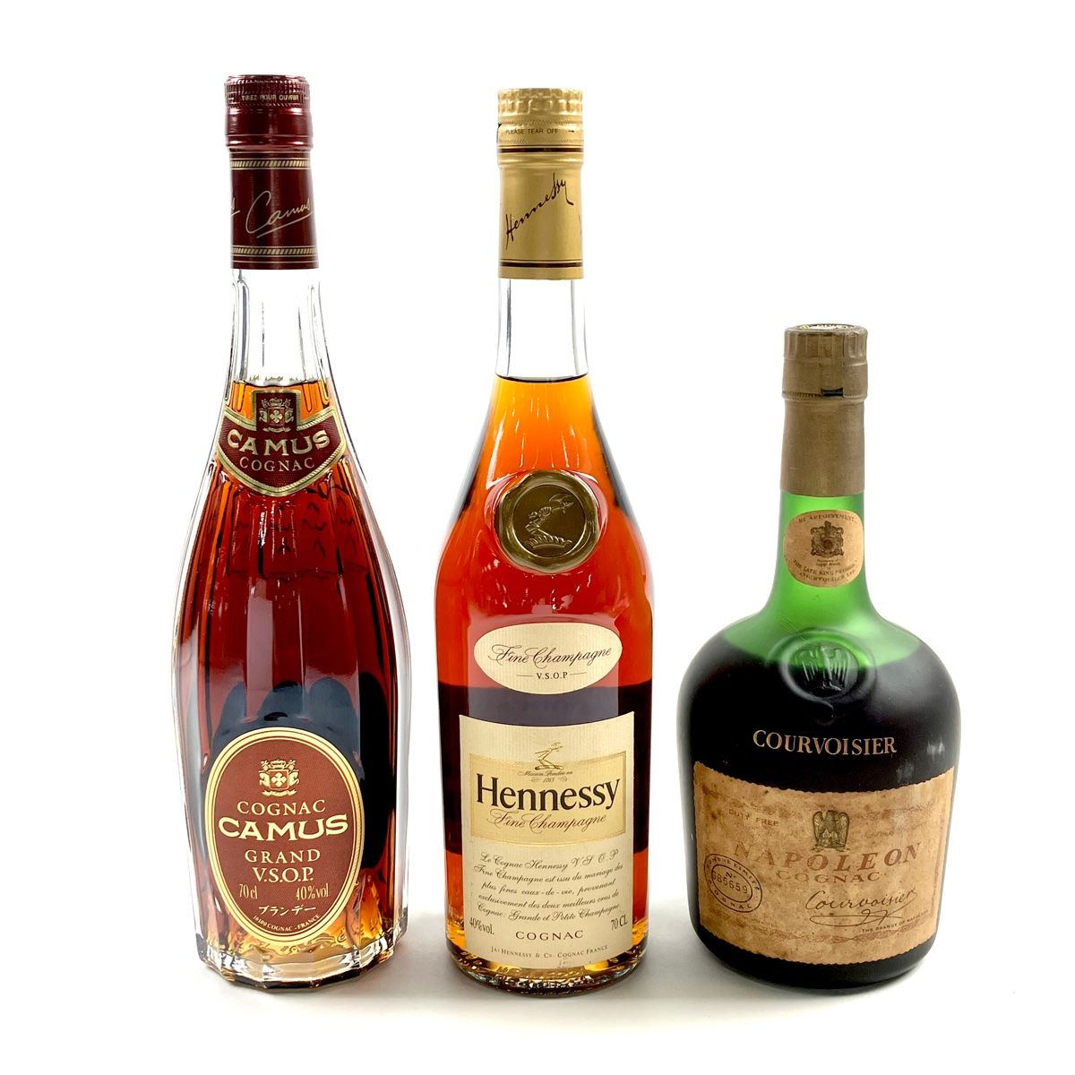 3本 クルボアジェ カミュ コニャック 700ml 【古酒】 3本 カミュ クルボアジェ コニャック ブランデー セット 古酒