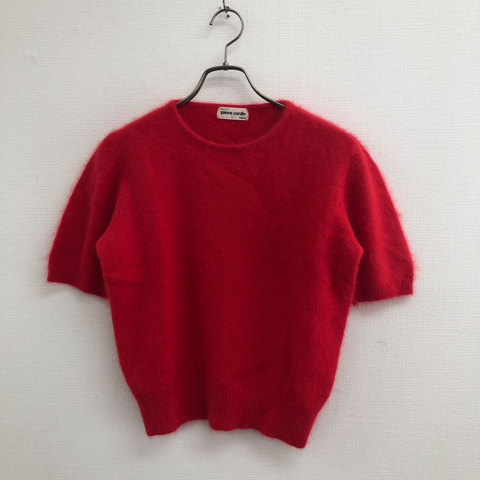 新品未使用　ピエールカルダン　モダンなオフショールカラーのアンサンブル Vintage Geometric Pattern “PIERRE CARDIN” Democratized made