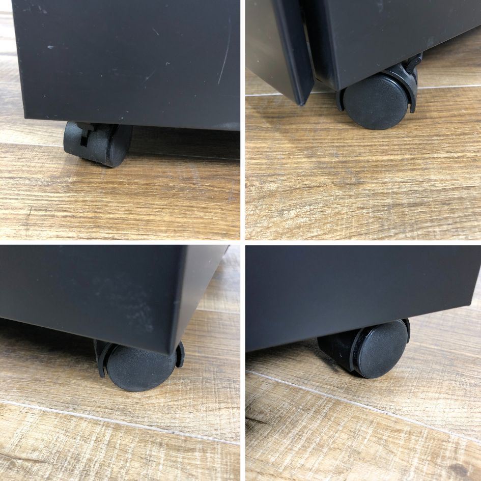 Cassina ixc カッシーナ エアフレーム ドロワー　デスクワゴン　黒 Cassina ixc. カッシーナ デスクセット AIR FRAME 3005 DEN/AF