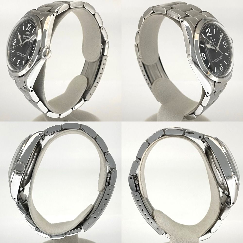 Incipio インキピオ ゼログラフ 2 自動巻き 腕時計 箱付き INCIPIO インキピオ EX2タイプ GMT 1655 ゼログラフ6 回転ベゼル