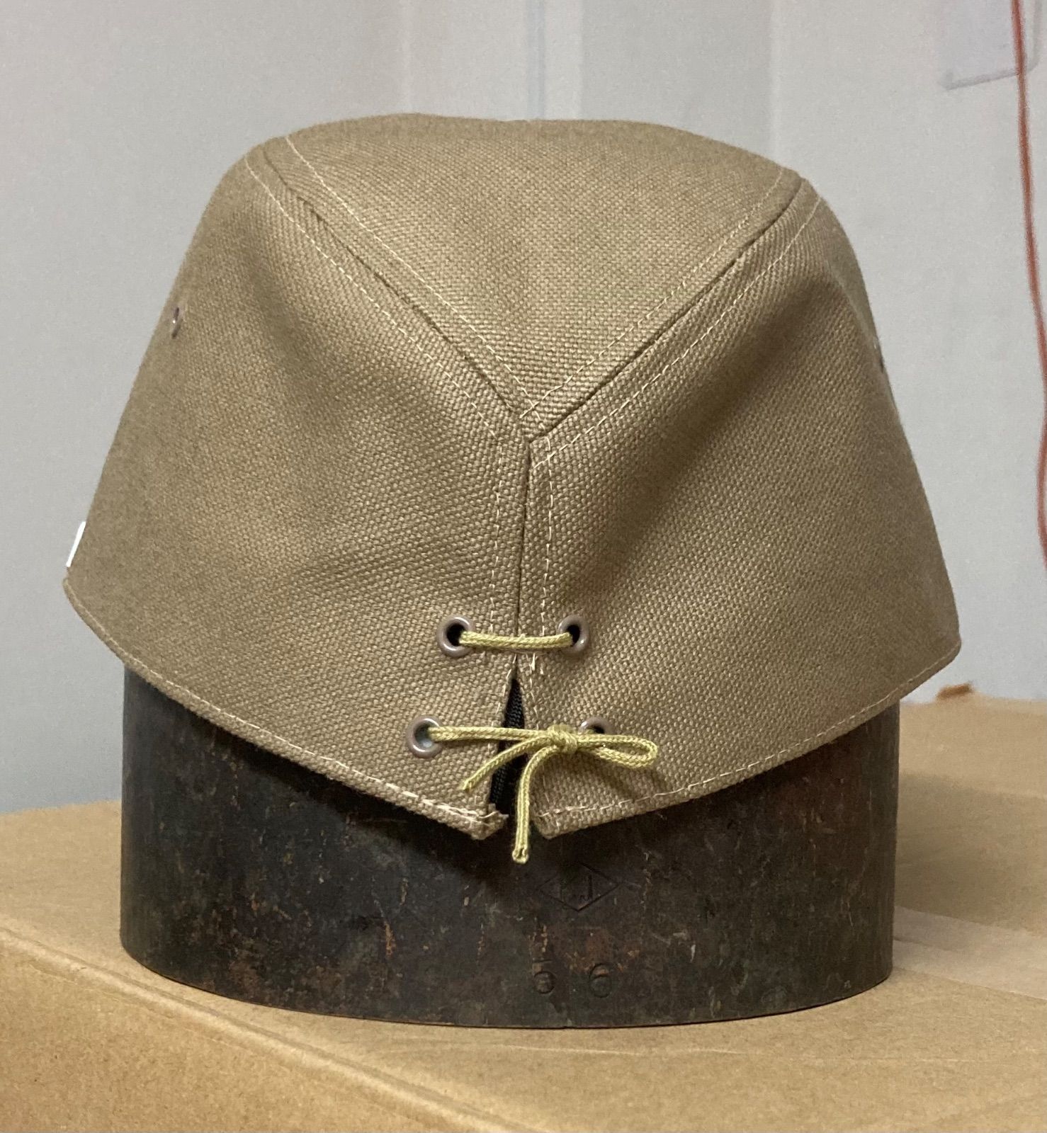 略帽 日本軍 複製 戦闘帽 大號相当 ☆ 絶版 未使用 Vショー外園組製