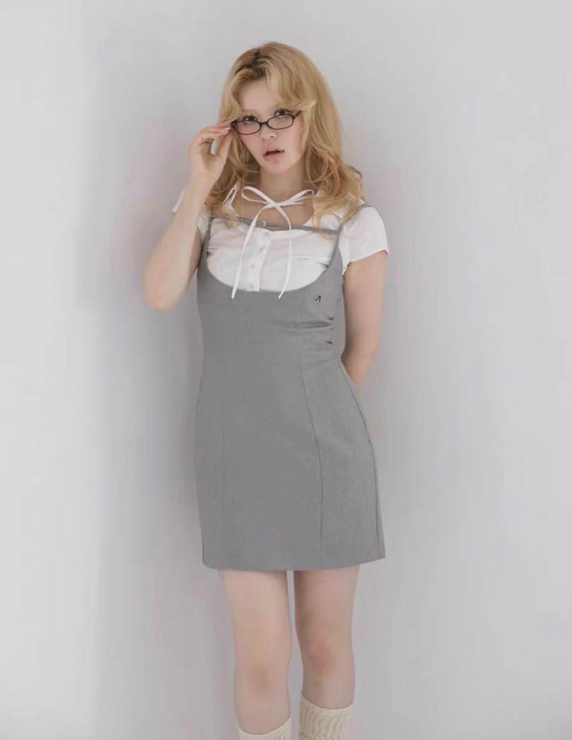 ワンピ Betty layered dress ダーリッチ ANDMARY
