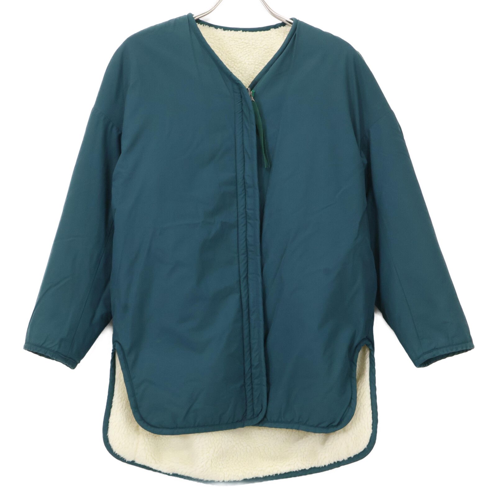 nagonstans ナゴンスタンス 【美品】470CA330-6100 ノーカラー ボア  