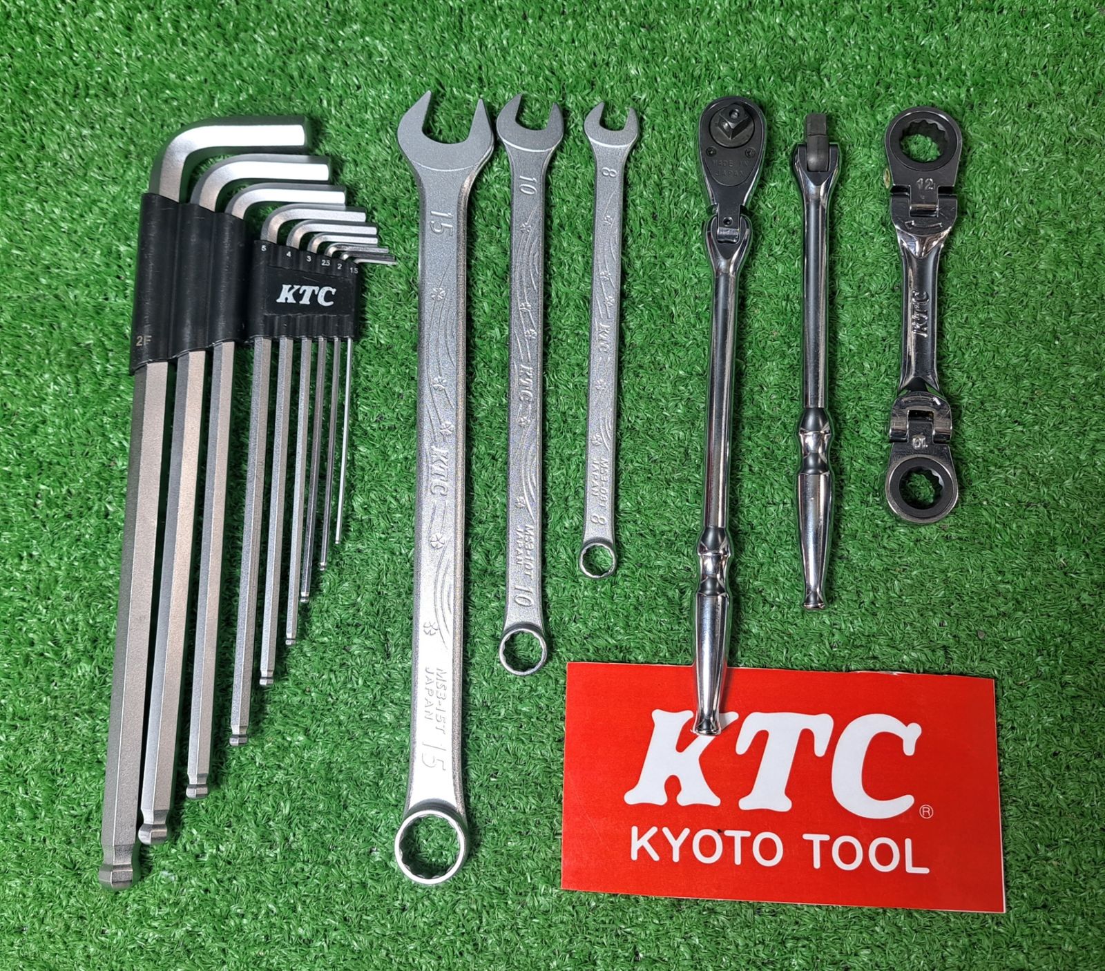 KTC コンビネーションレンチ ロングラチェットハンドル スピナハンドル 六角レンチセット 岩槻店