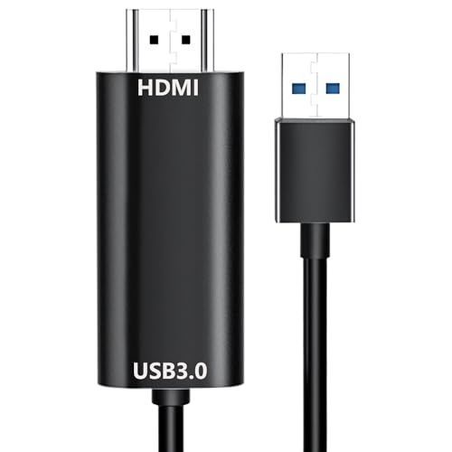 USB 3.0 HDMI 60Hz 変換 アダプタ ケーブル オーディオ付き Windows 10
