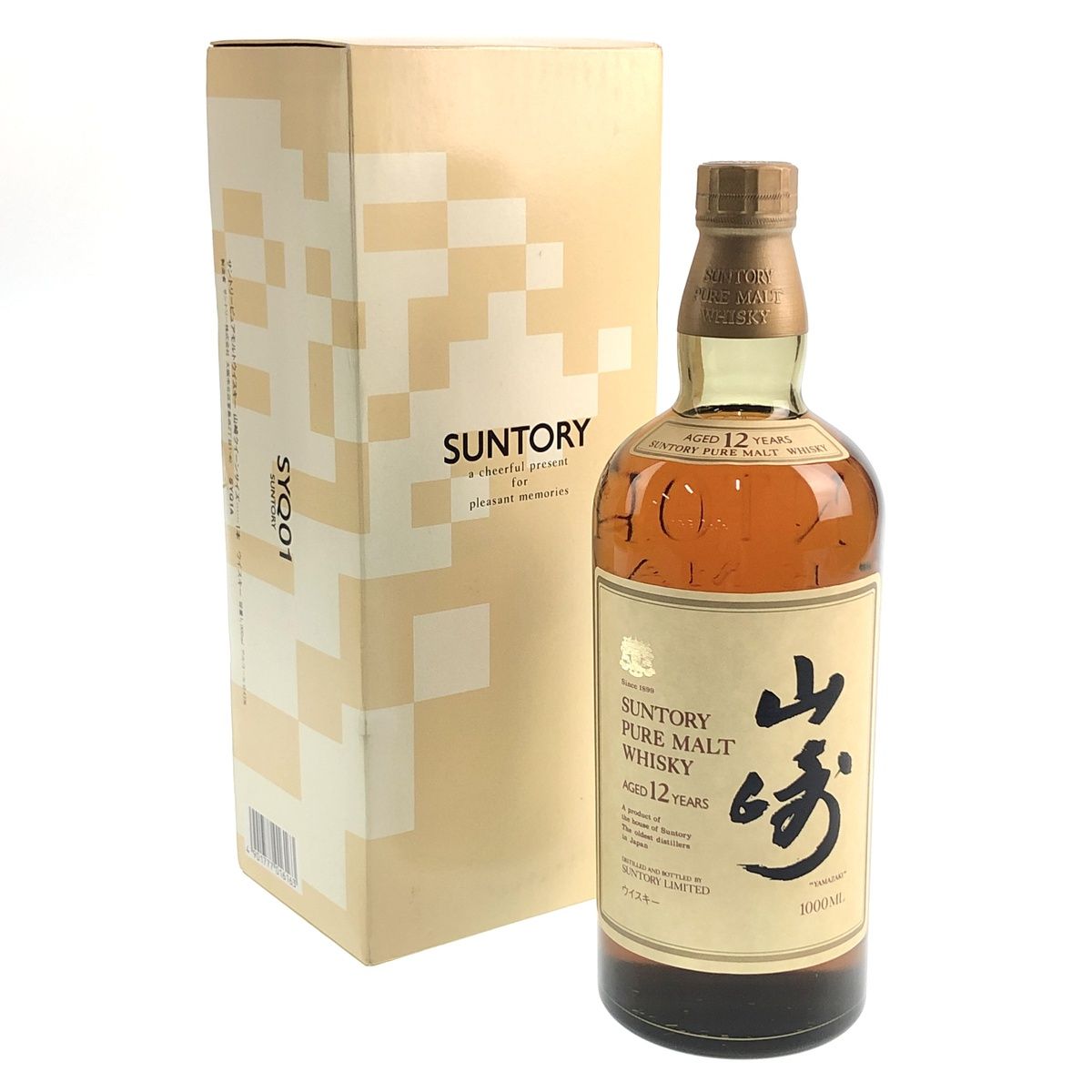 東京都内限定発送】 サントリー SUNTORY 山崎 12年 ピュアモルト