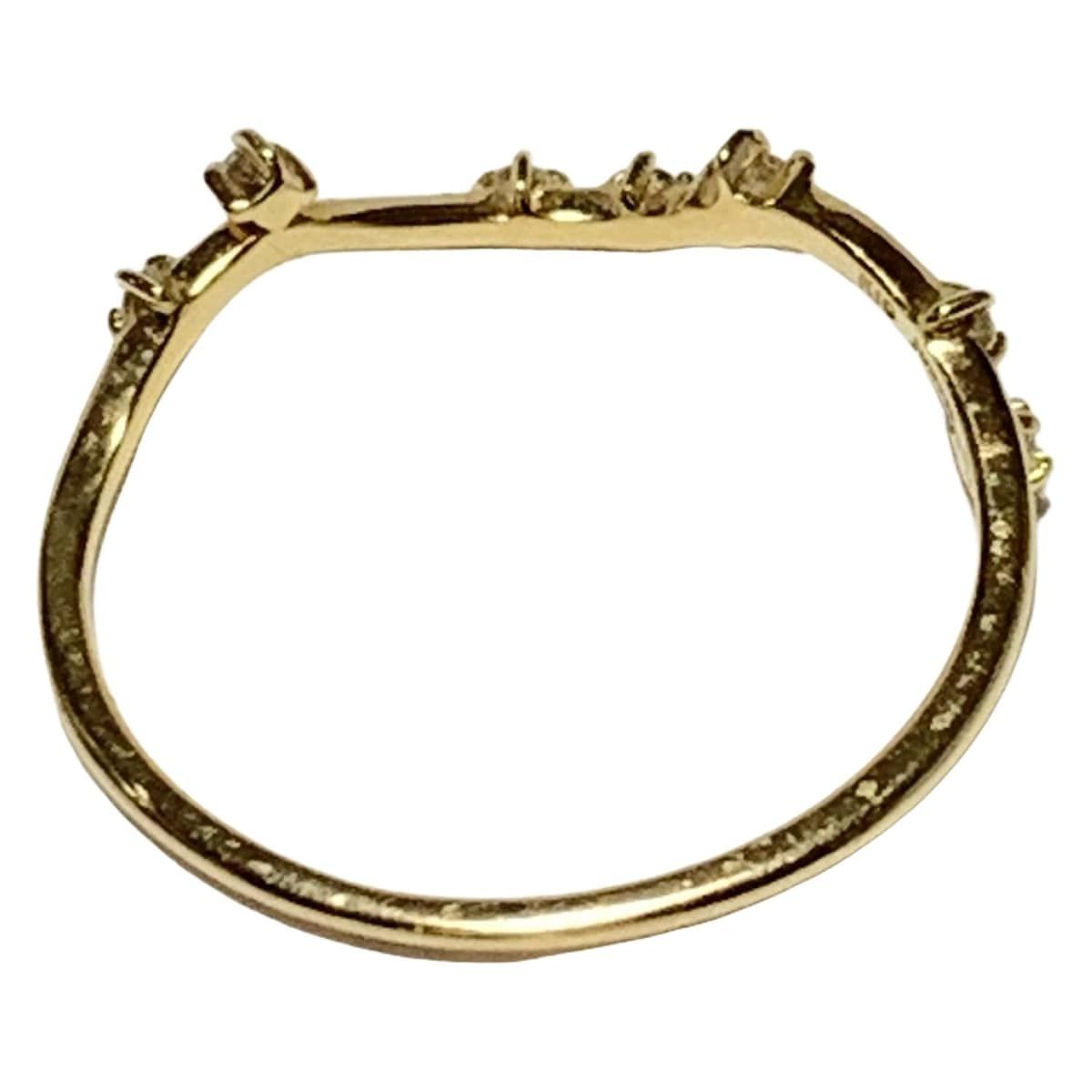 JOUETE(ジュエッテ) リング - K10YG×ダイヤモンド 7Pダイヤ/ダイヤ0.04  