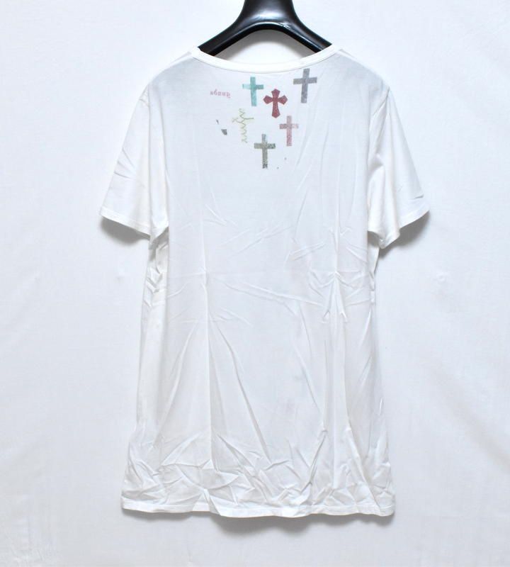 新品 gunda × kmrii クロス Tシャツ Vネック ガンダ ケムリ コラボ