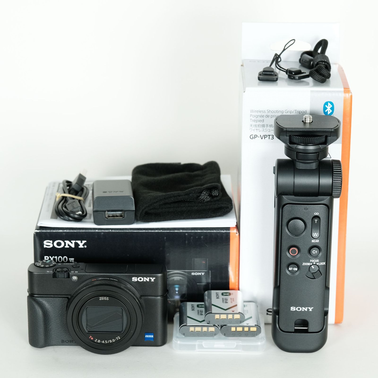 美品｜バッテリー3個・シューティンググリップ付] SONY Cyber