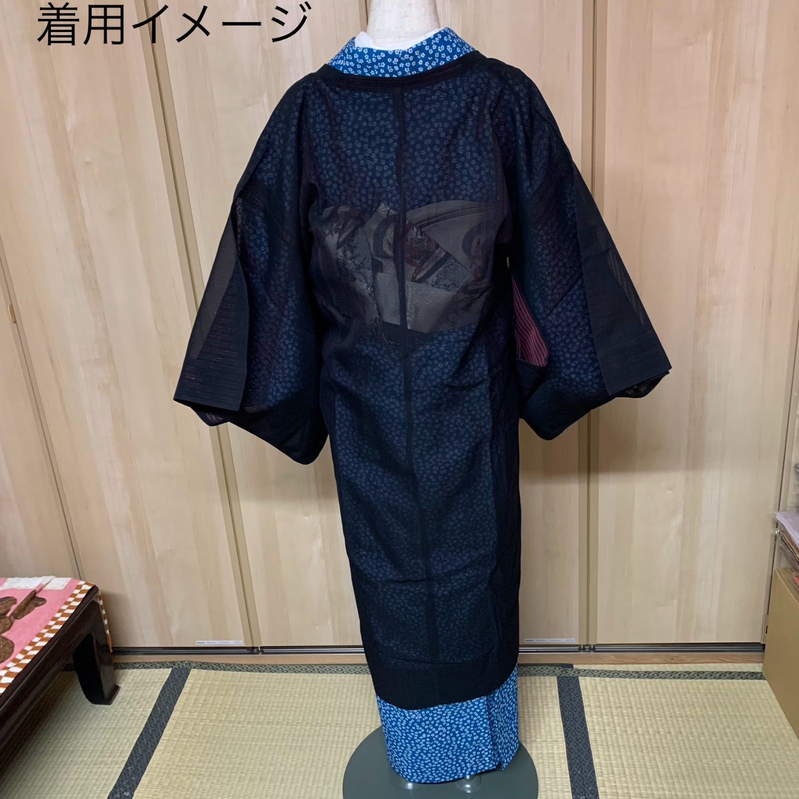 夏用 道行コート ロング 夏着物 薄物 汚れありk127 - メルカリ