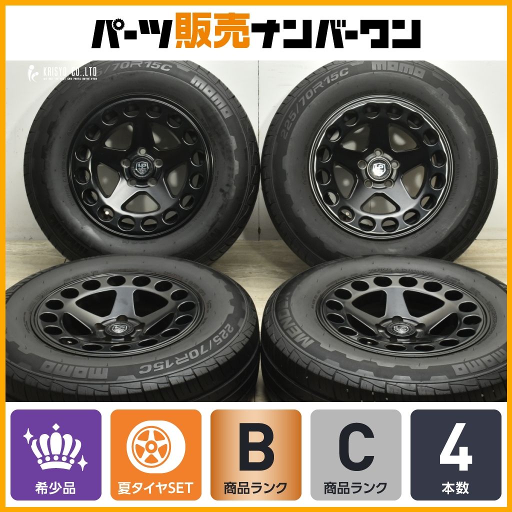 サイズ LP Aventure LP5 15in 7J 15 PCD100 momo MENDEX M-7 225 70R15 4本セット GP インプレッサXV SH フォレスター