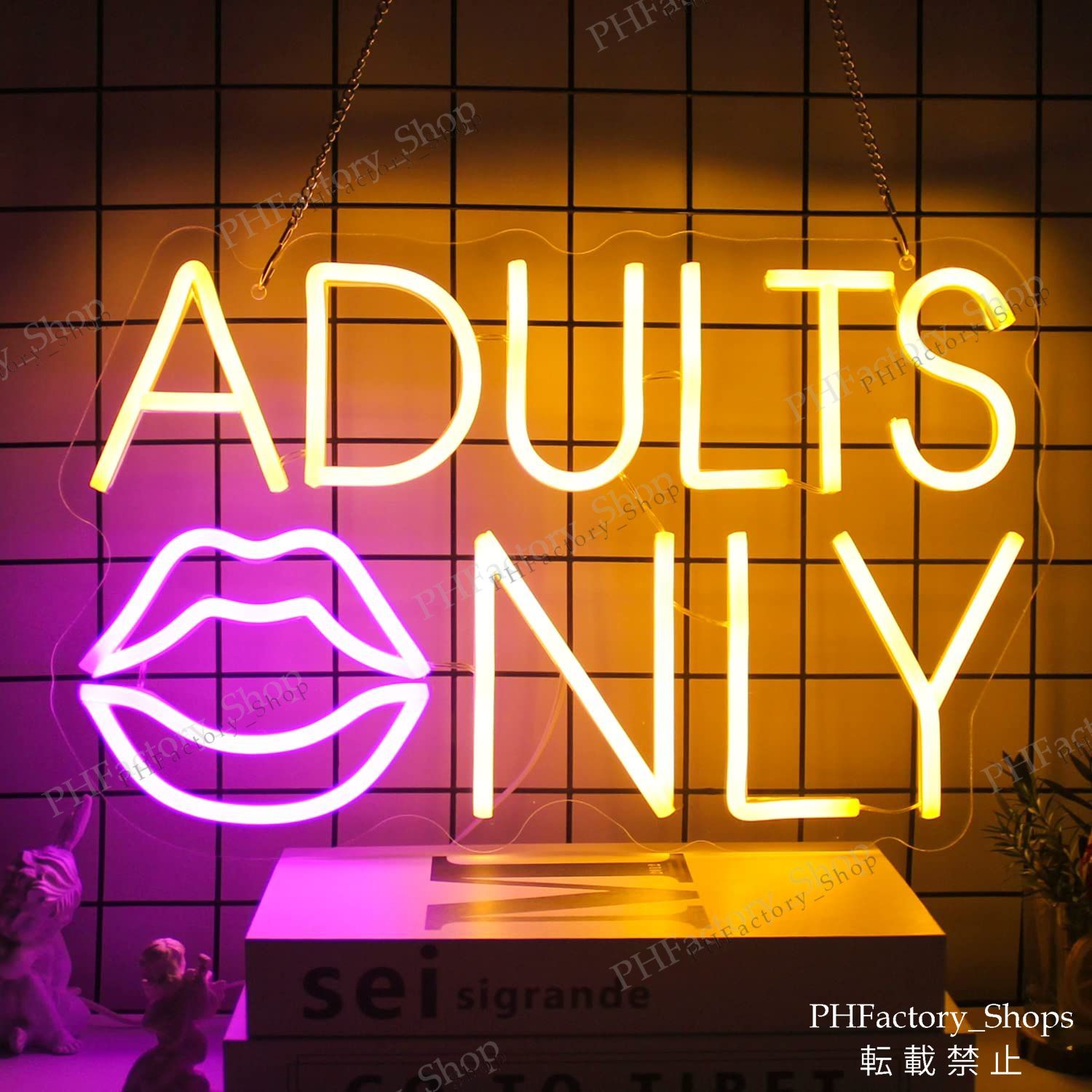 オーダーメイド ネオン管 セクシーリップ 多色ネオンライト ボックス型