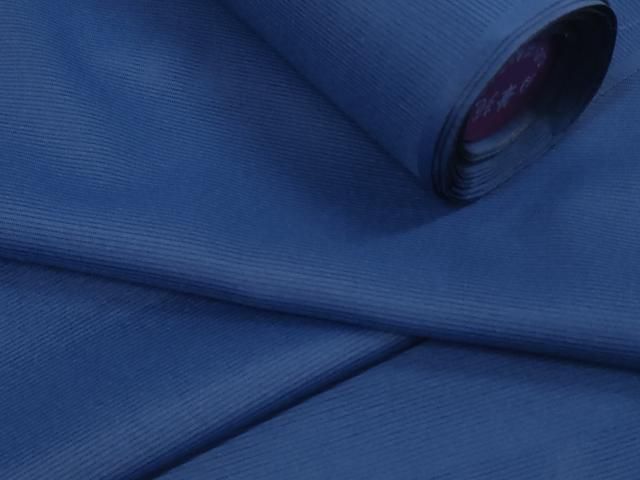 平和屋着物＊夏物 色無地 反物 着尺 絽 紺青色 洗える着物 ♥ DAAW7487zzz