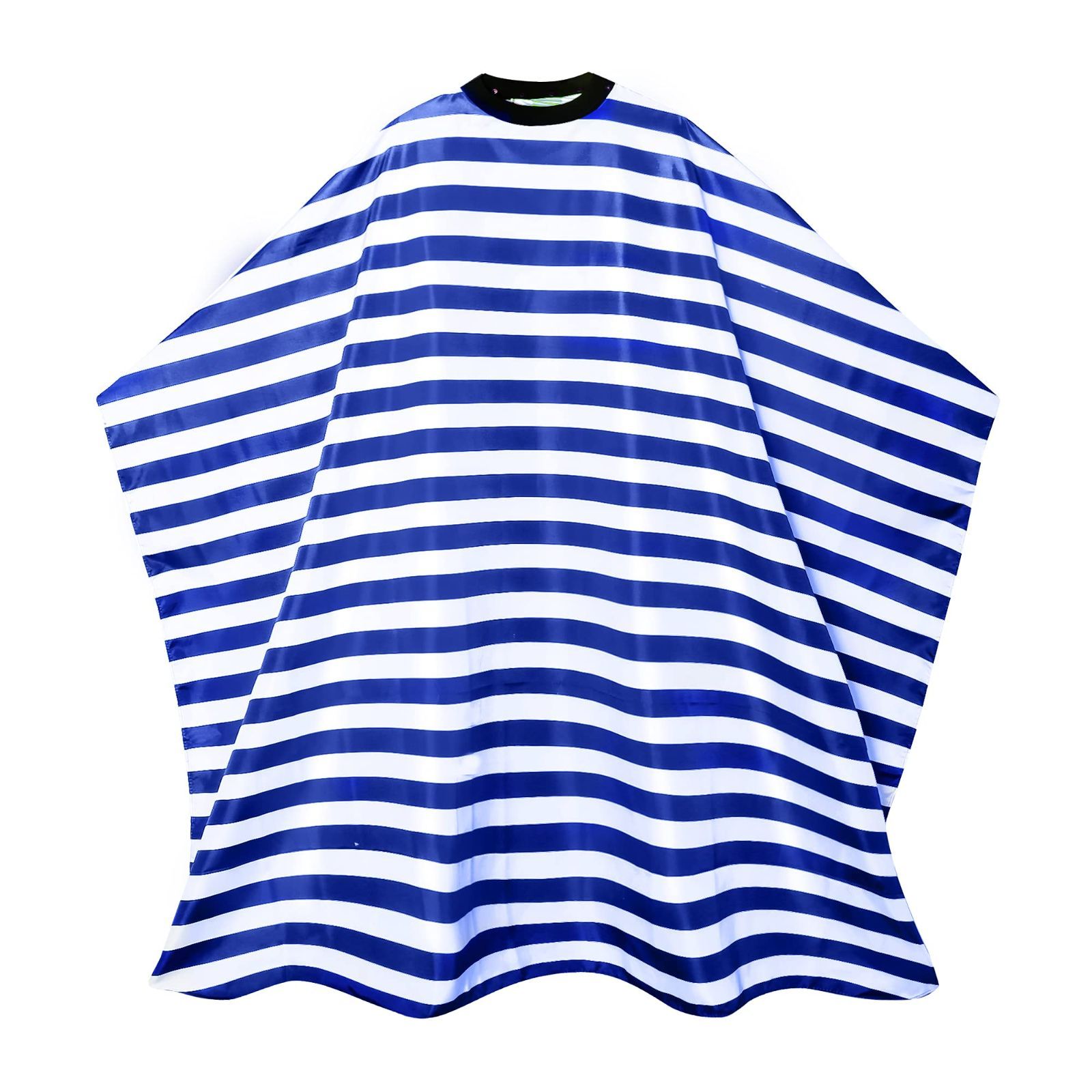 PatternName:白青ボーダー [GRIMSTEADS] Cutting Cape for Barber 理容 カットクロス (白青ボーダー)