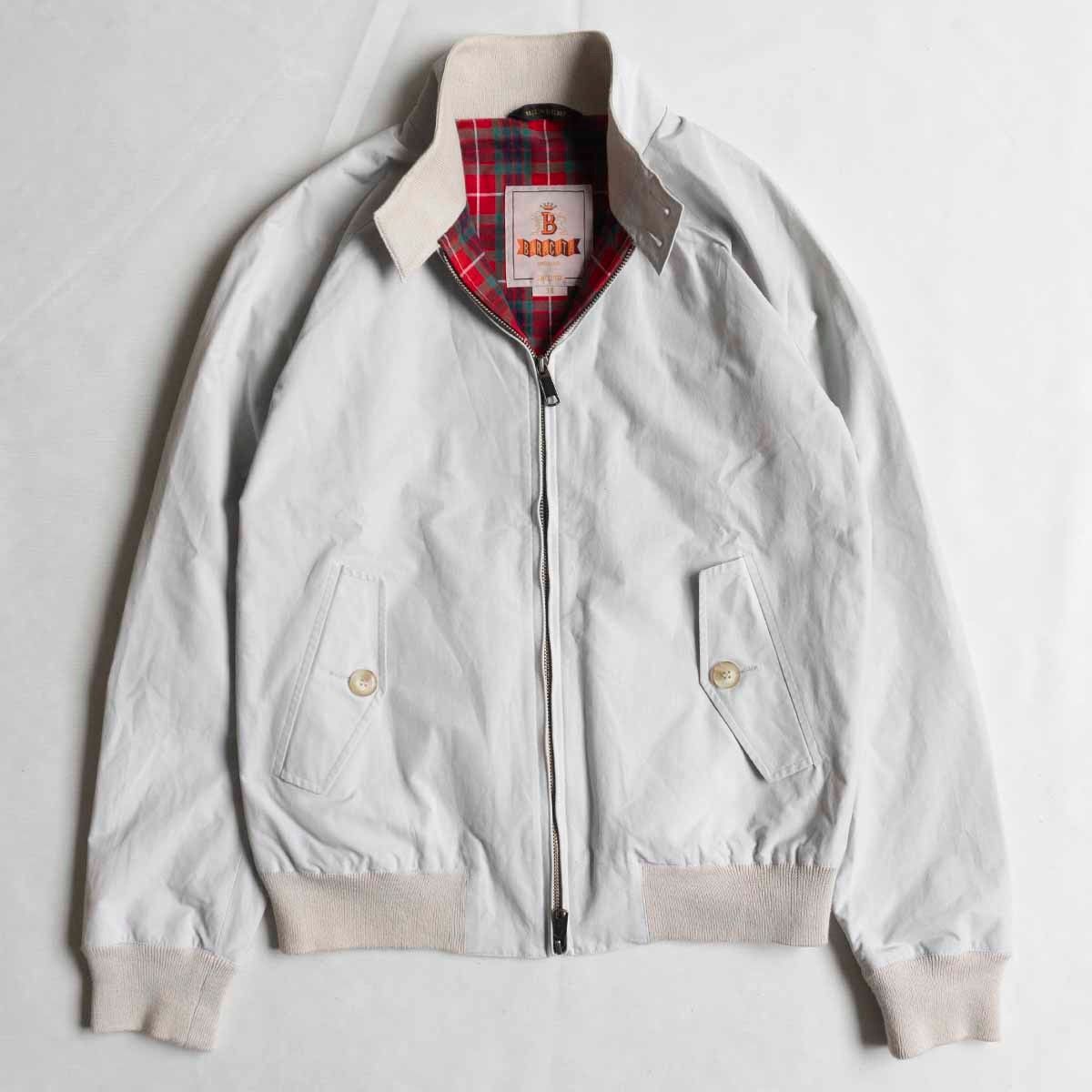 【美品】 BARACUTA 【G9 スウィングトップ ハリントンジャケット】 38 バラクータ ミスト イングランド製 25030091