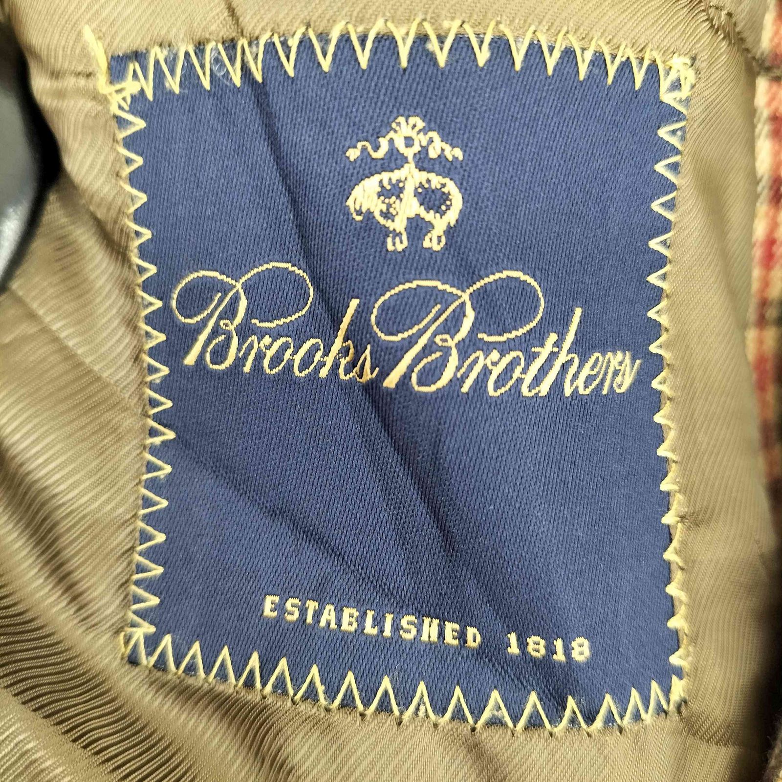ブルックスブラザーズ BROOKS BROTHERS イタリア製 カシミヤ混 ガン 