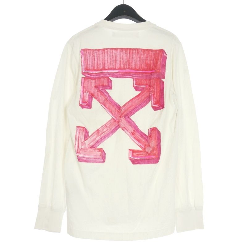 オフホワイト OFF WHITE 20AW マーカーアロープリント ロングスリーブ 
