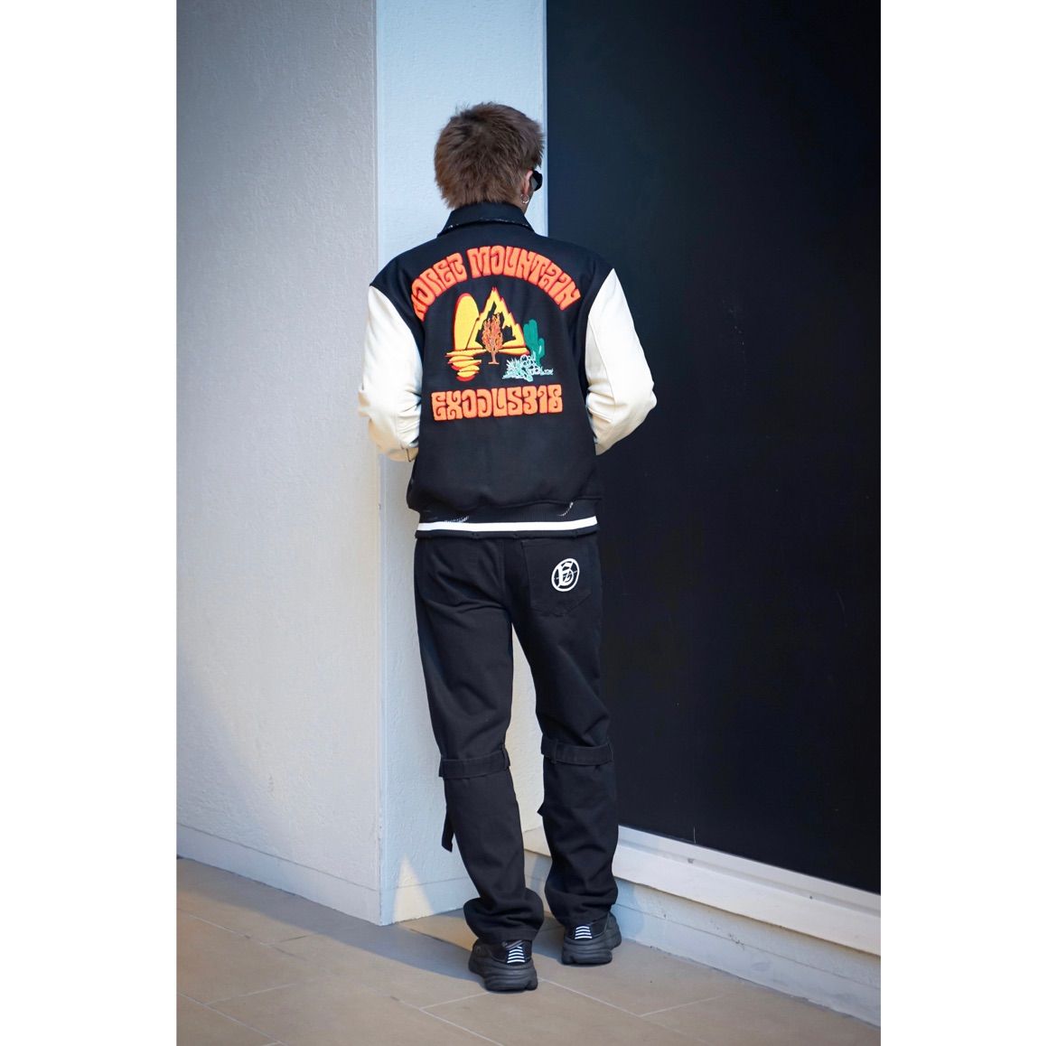 SOMEIT / H.M Vintage Varsity Jacket / BLACK - メルカリ