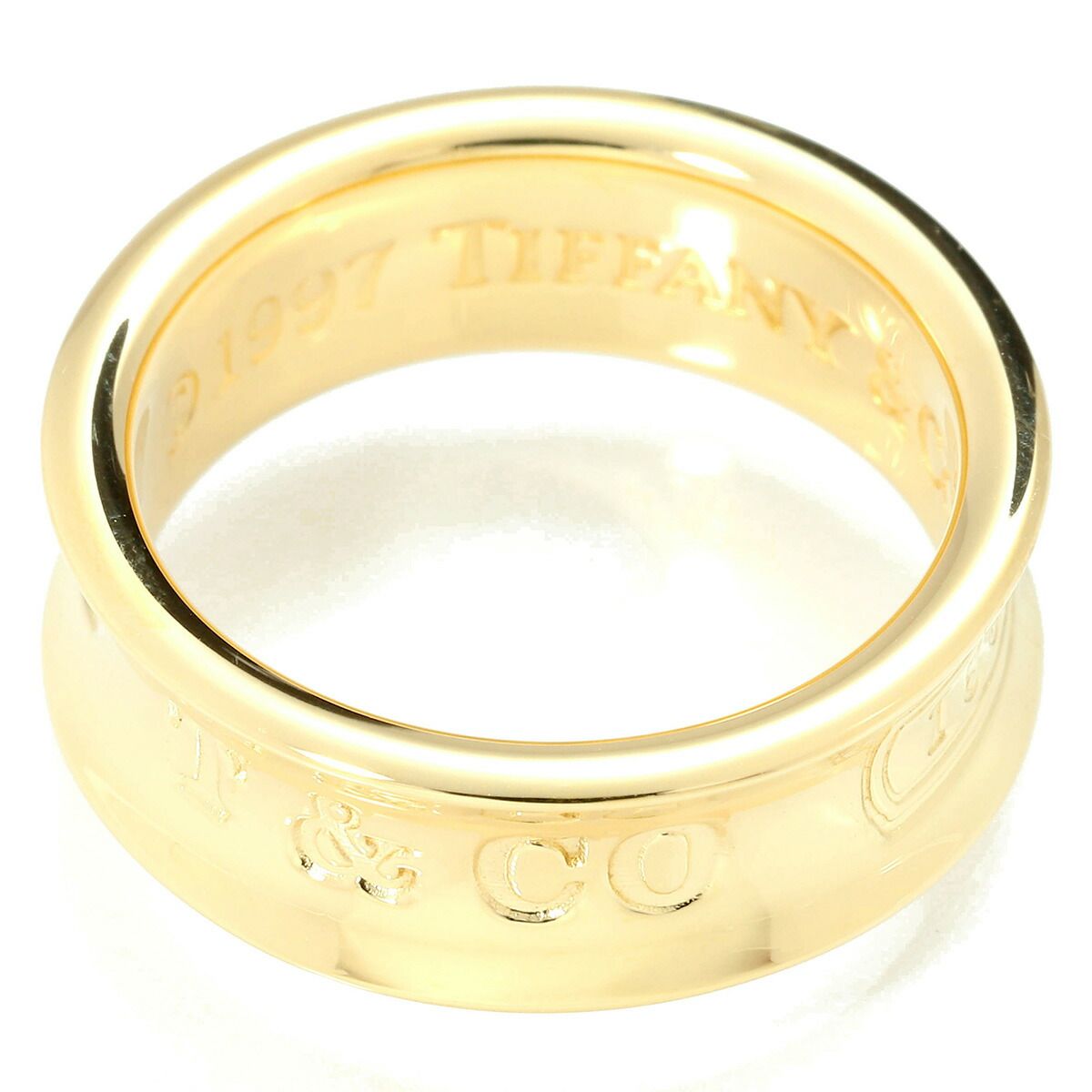 ティファニー 1837 ナローリング 指輪 K18 7号 TIFFANY&Co. 中古  
