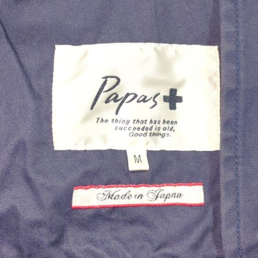 90s～ Papas ＋ ウォッシュドネイビー ジップブルゾン スイングトップ