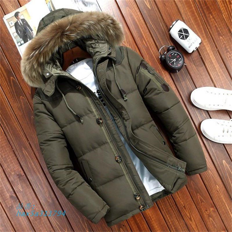 メンズダウンジャケット ダウンコート アウトドアコート トップス ブルゾン ジャンパー 保温 防風 防寒 フード付き M~4XL/PDM1 アウトドア用の最強ダウンジャケット29選！おすすめブランドごとに紹介