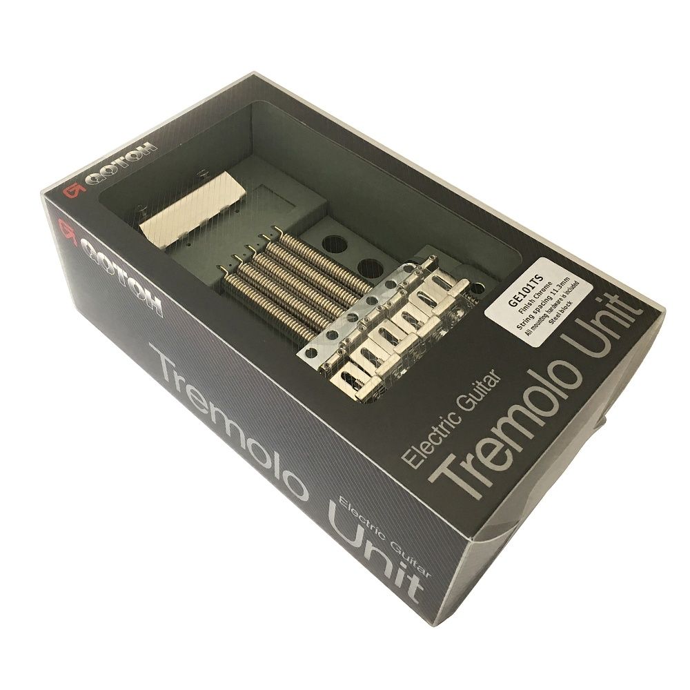 GOTOH GE101TS-C クロームフィニッシュ スチールブロックバージョン 国産ギターパーツ WWW_TRAVELLANDINDIA_COM