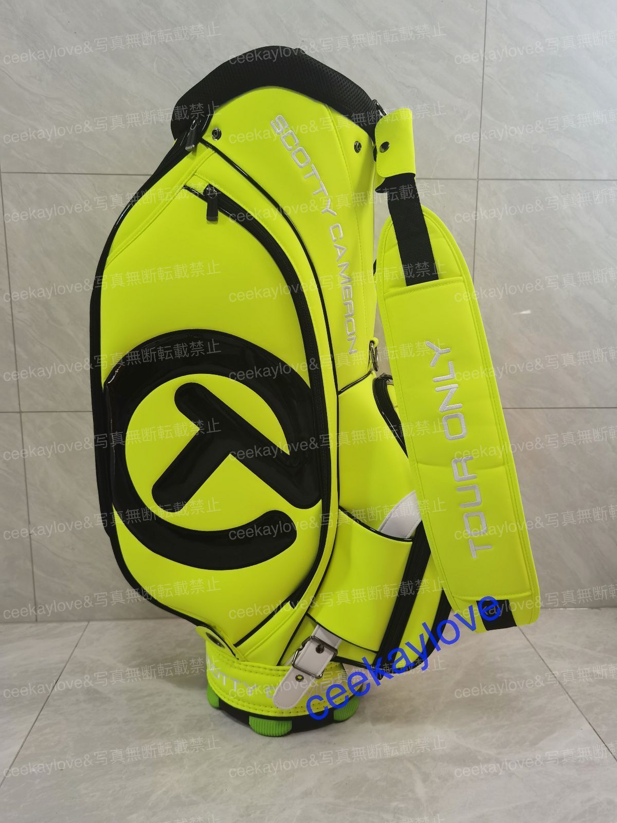 Scotty Cameron キャディバッグ 黒/黄色