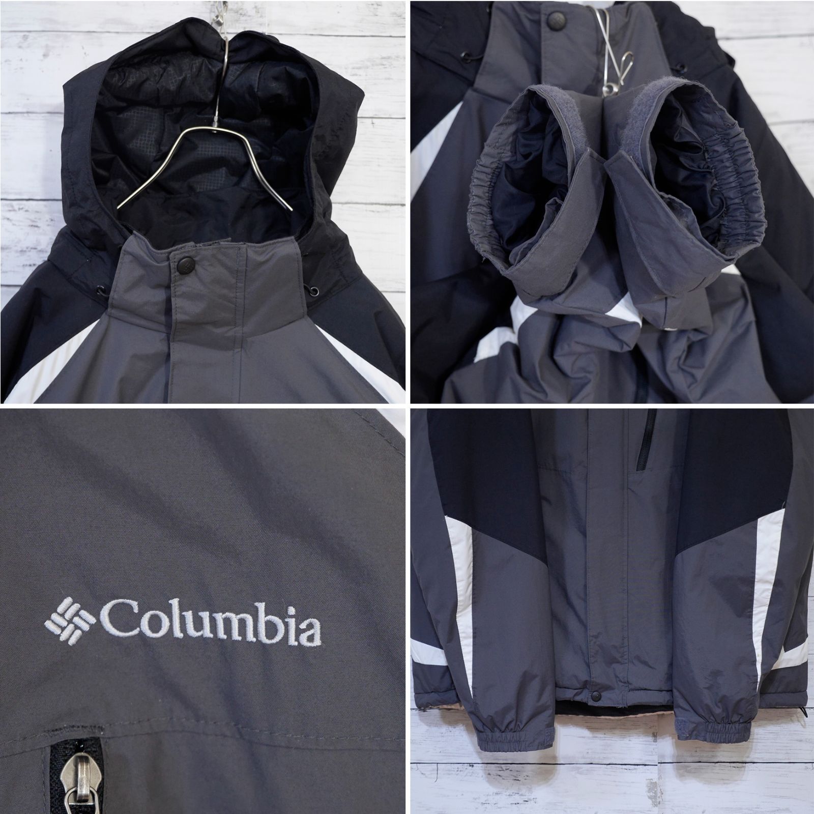Columbia コロンビア 刺繍ロゴ 2way 中綿 ウォータープルーフ ナイロン 