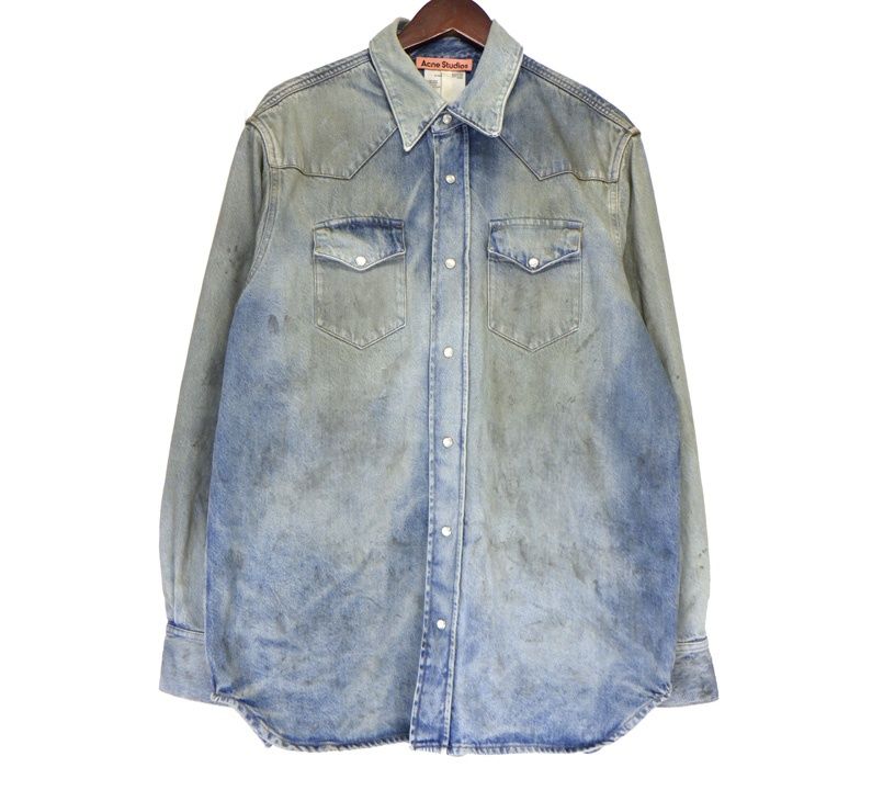Acne Studios アクネ　ステュディオス　デニムシャツ　M/L ACNE STUDIOS(アクネストゥディオズ) ボタンアップ デニムシャツ