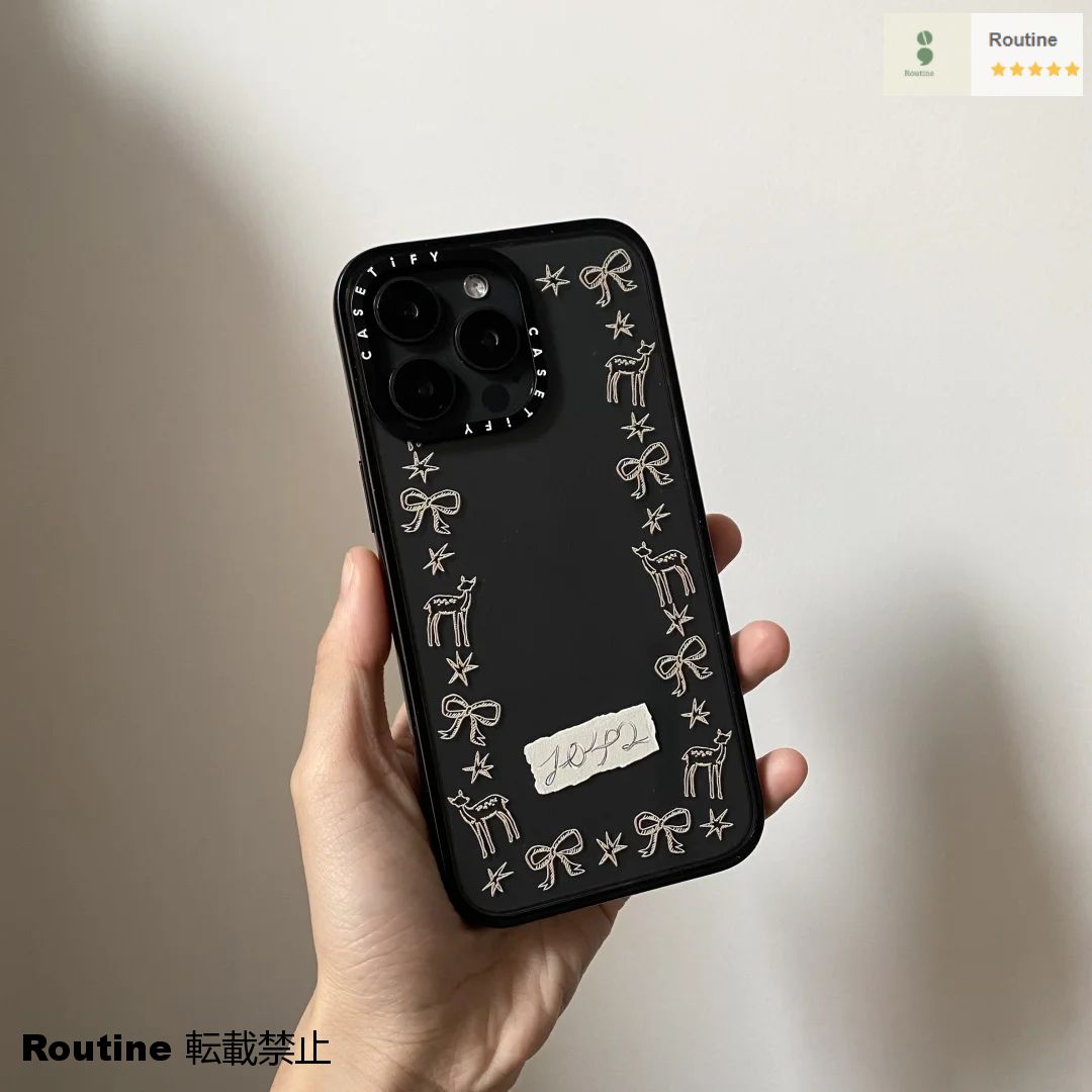 Casetify iPhone用リボンデザインケース　iPhone17pro CASETiFY iPhone用ケース リボンモチーフ Casetify iPhone用リボン