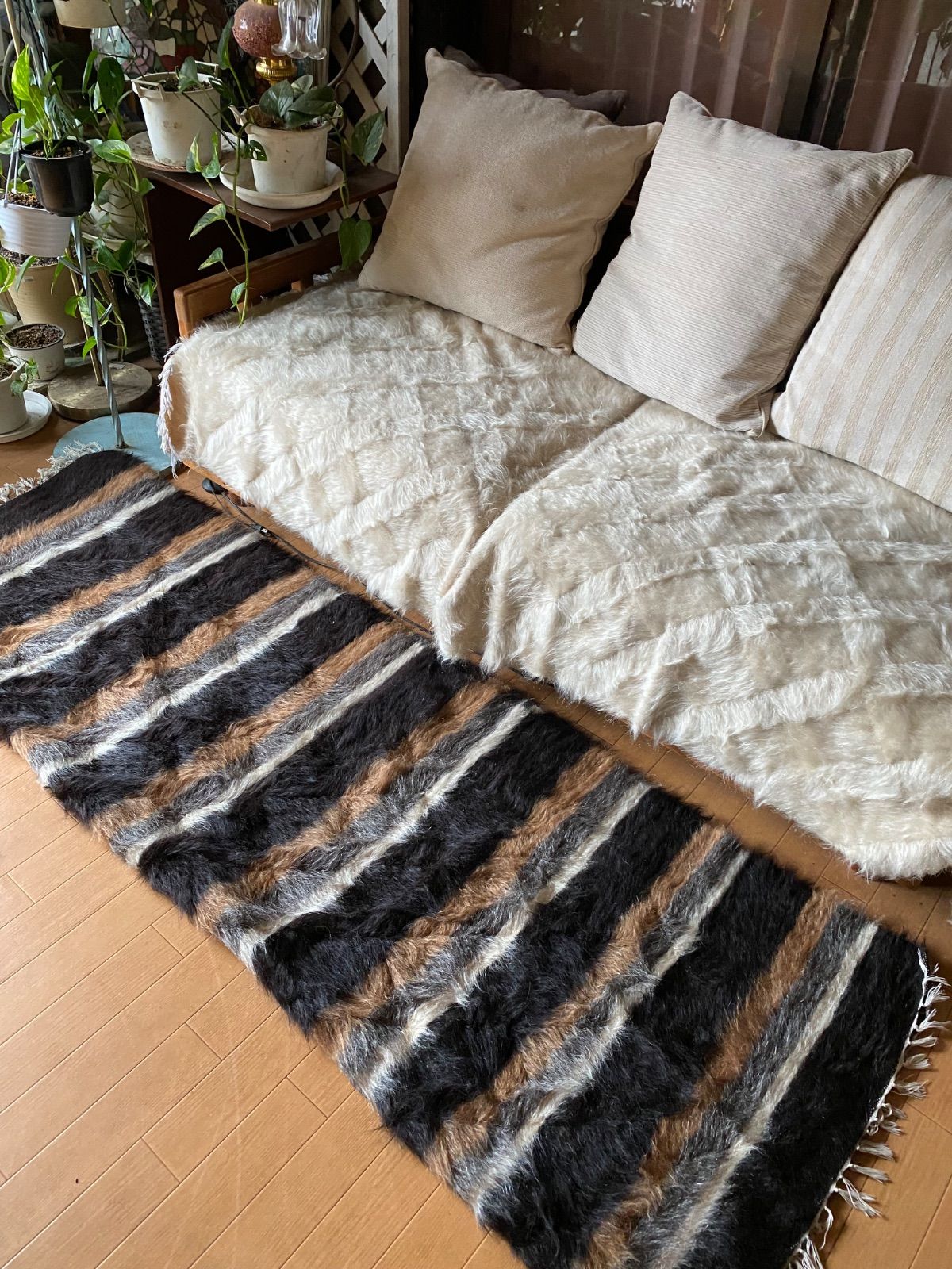 ノッティング織り　椅子敷き　No.111 ノッティング 椅子敷き 111 ノッティング織椅子敷き - FRANK暮らしの